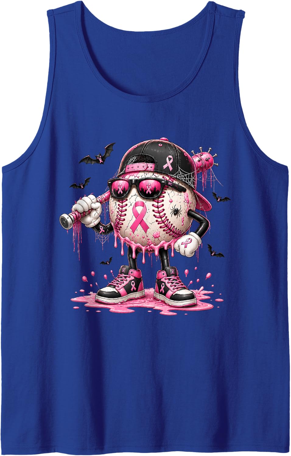 drip Boys Kid Girl Halloween Sleeveless Tank Top - Royal Blue