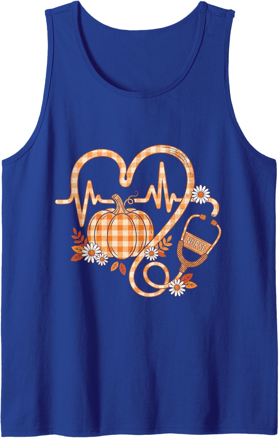 Autumn Nursing for Men Women Sleeveless Tank Top - Royal Blue