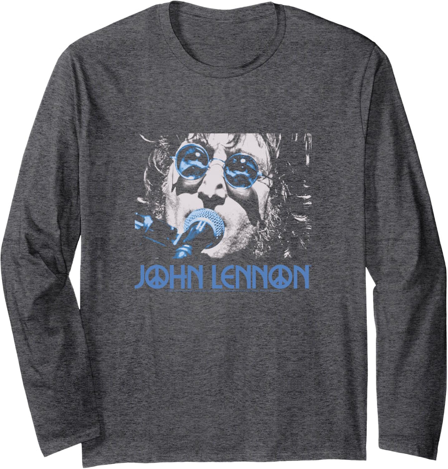 Close Up Long Sleeve T-Shirt - Adult Unisex Dark Heather Grey