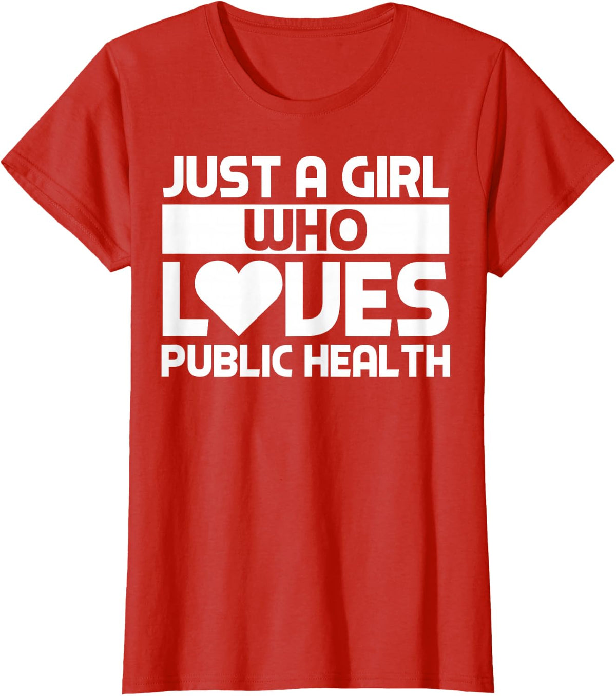 Public Health Apparel - Top Funny Workers Design T-Shirt - Red