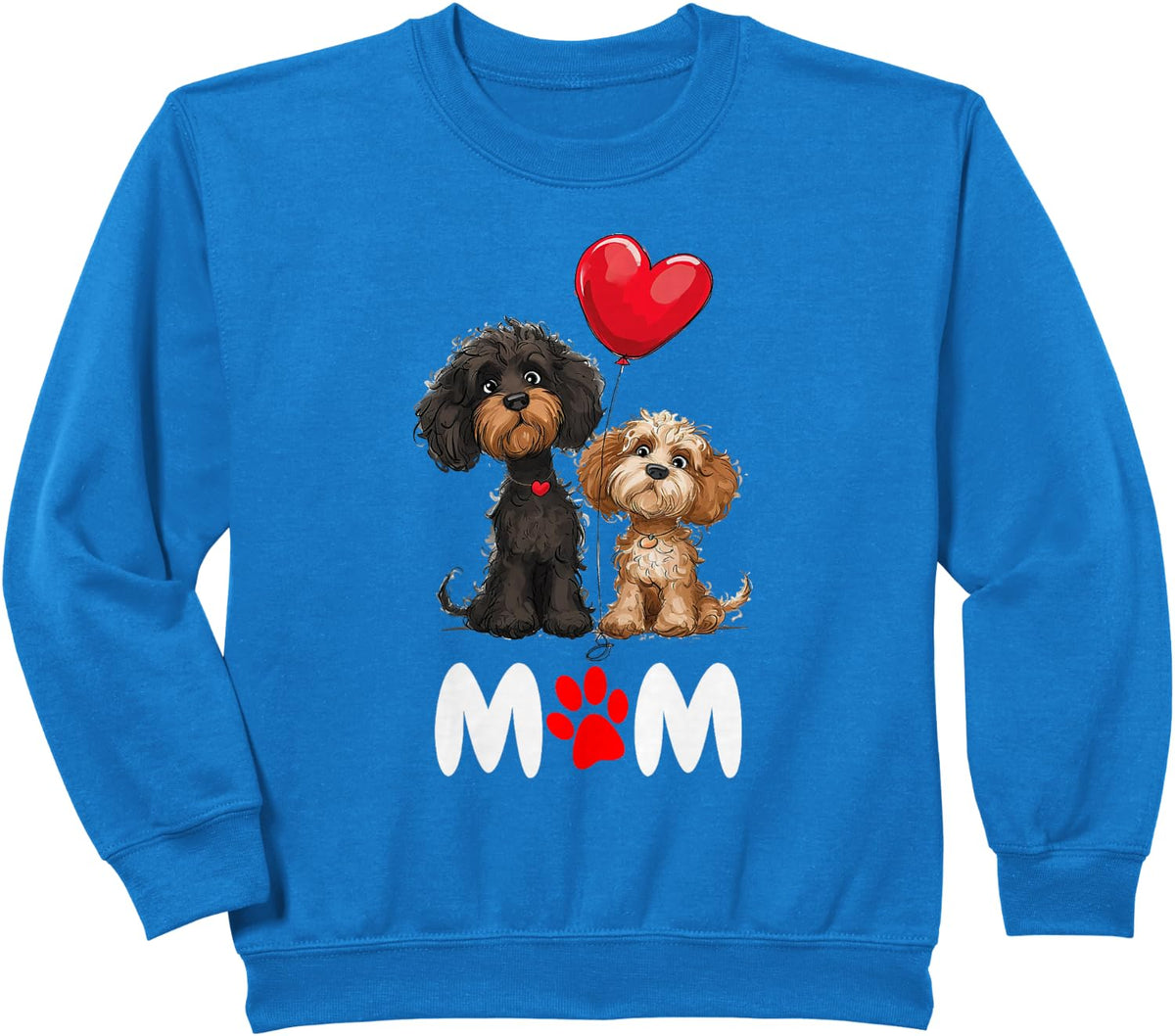 Cute Cavapoo Cavachon Cockapoo Maltipoo Puppy Dog for Mom Sweatshirt - Royal Blue