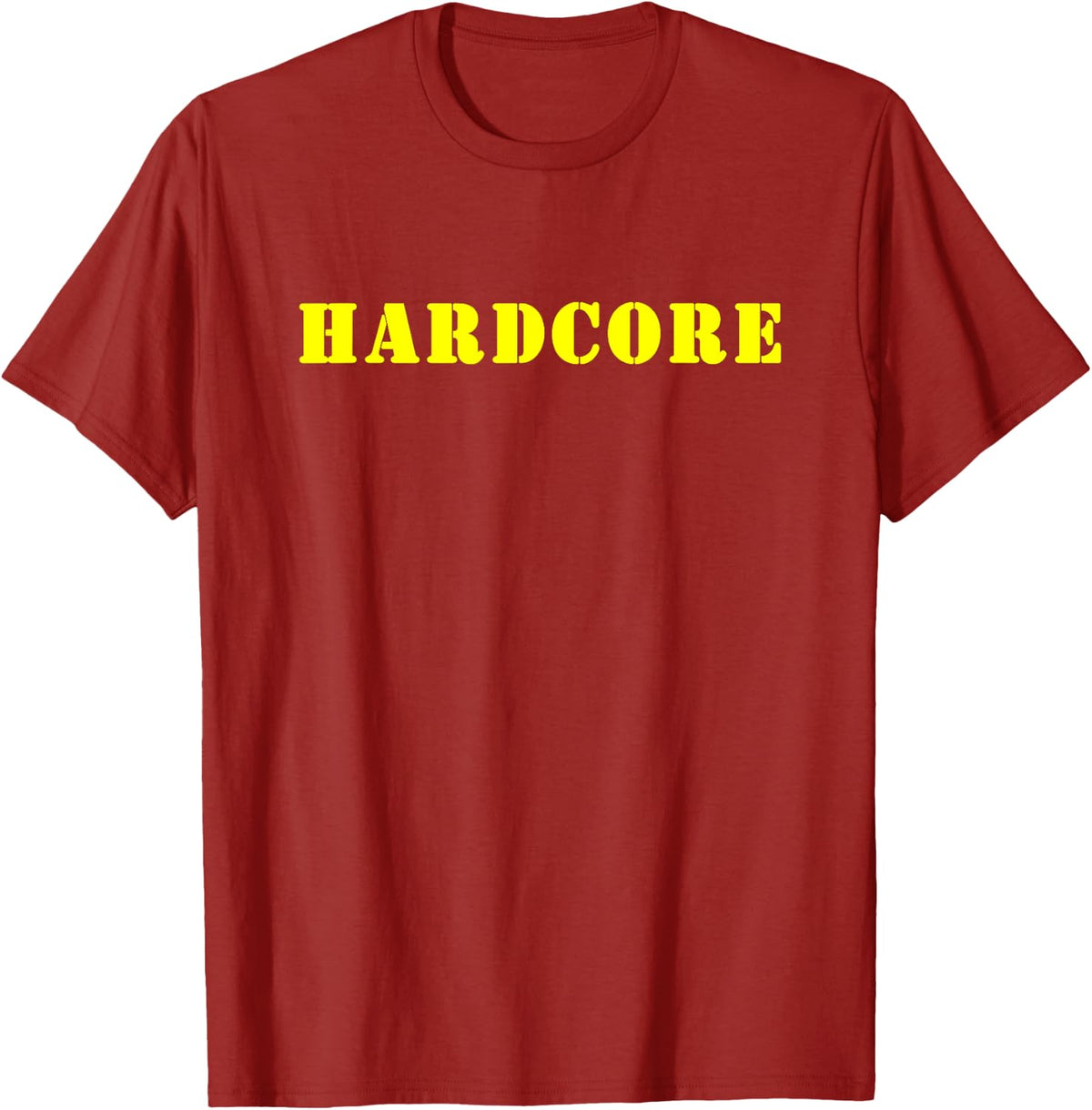 HARDCORE T-Shirt - Cranberry Red