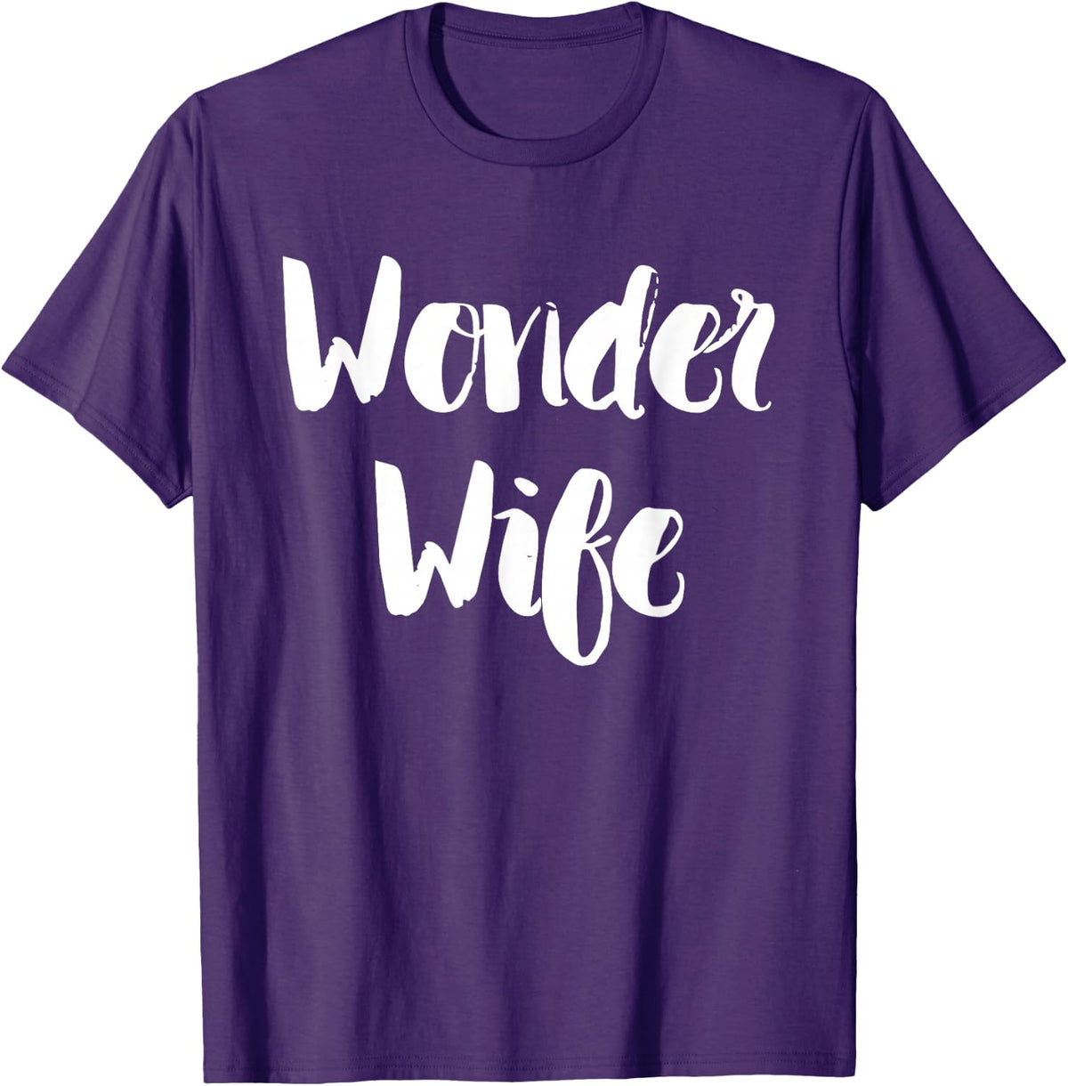 Wonder Wife Shirt | Wonder Wife T Shirt Wonder Mama Shirt T-Shirt - Purple