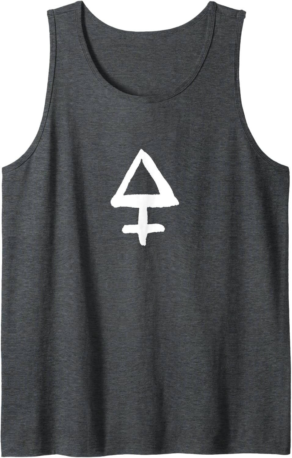 Sulfur Old Chemistry Symbol Tank Top - Dark Heather Grey