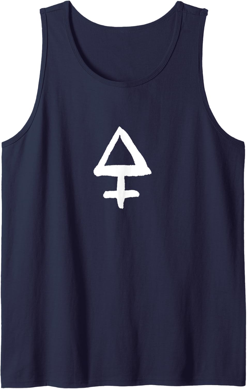 Sulfur Old Chemistry Symbol Tank Top - Navy Blue