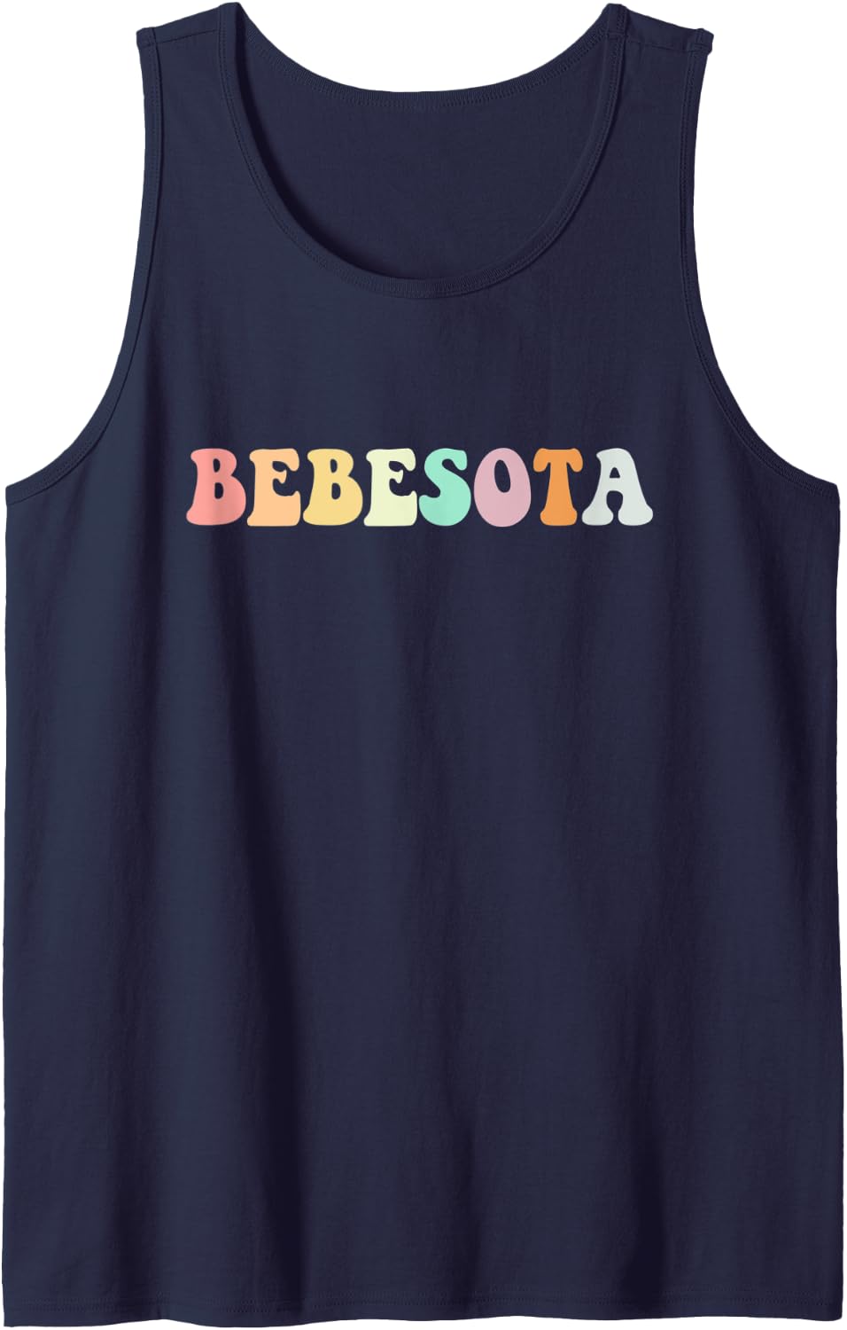 Bebesota Latina Retro Tank Top - Navy Blue