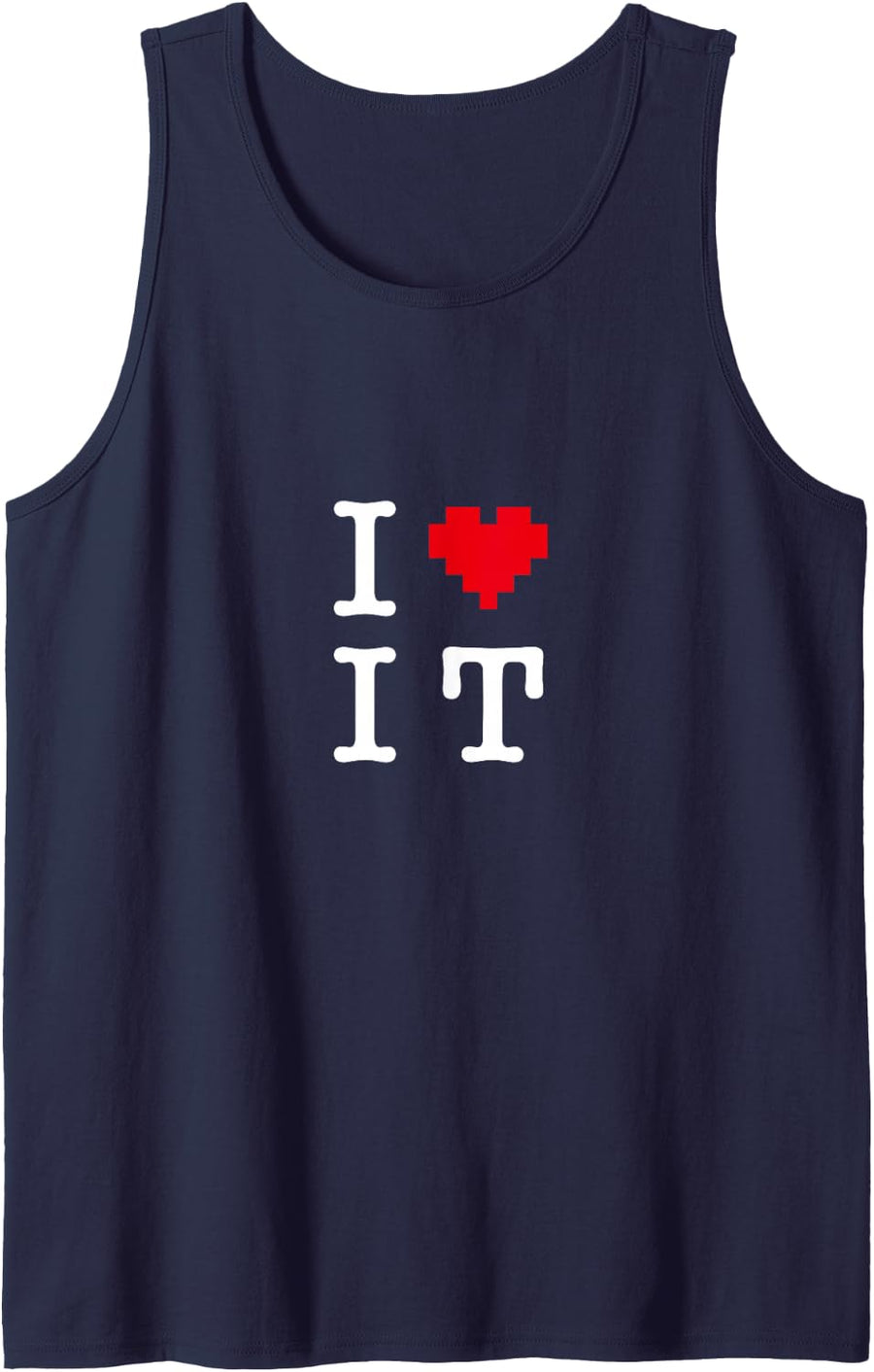 I love IT Tank Top - Navy Blue