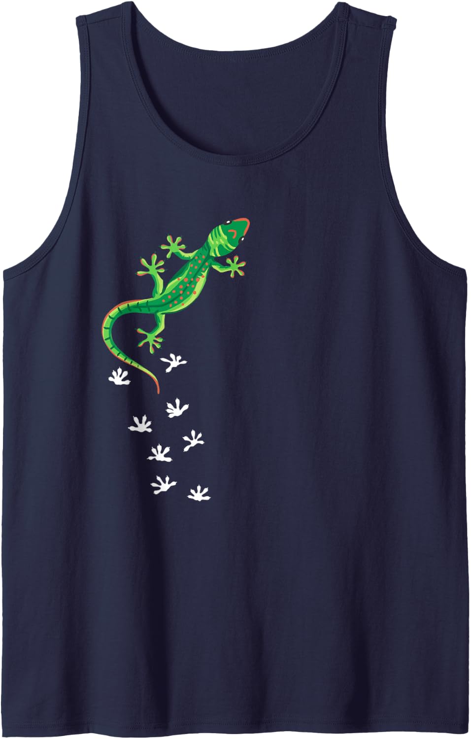 Cool Lizard Art Men Women Herpetology Reptile Lizard Lover Tank Top - Navy Blue