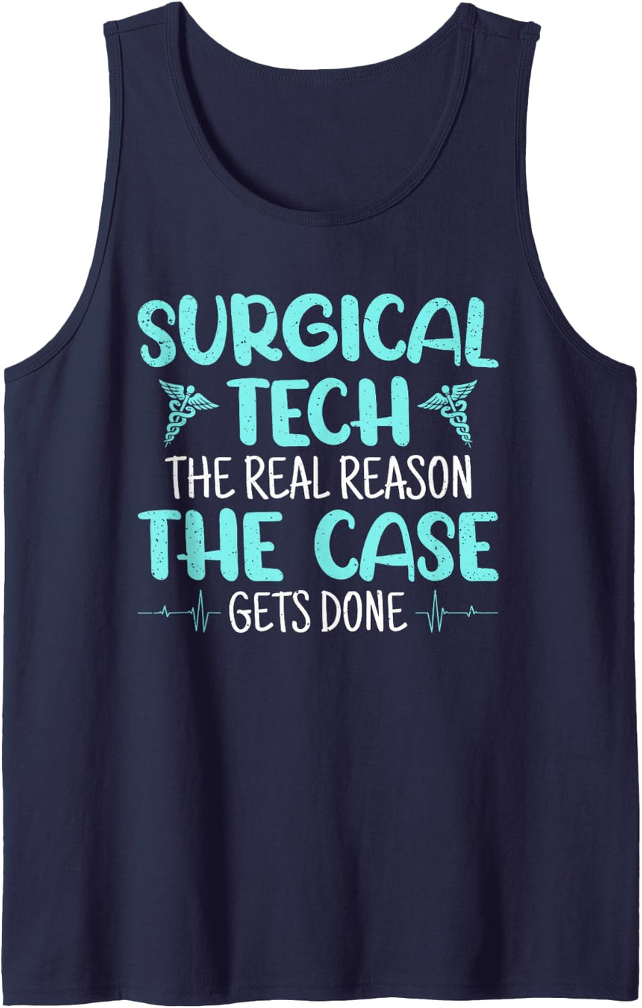 Surgical Tech OR Tech Scrub Tech Surgical Technologist Tank Top - Navy Blue
