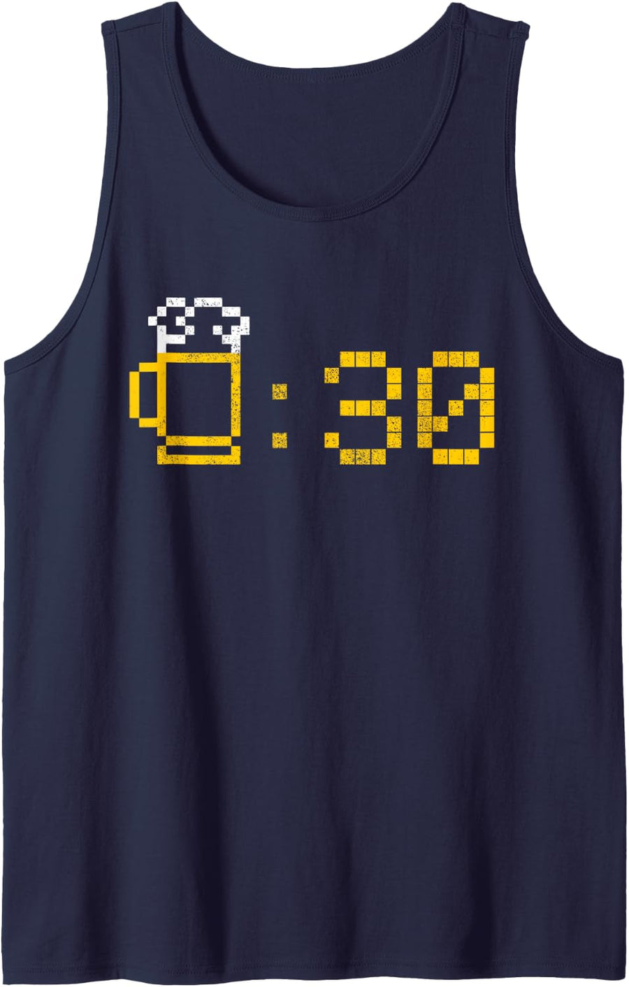 Beer Thirty - Funny Craft Beer Drinking Party Brewer Gift Tank Top - Navy Blue