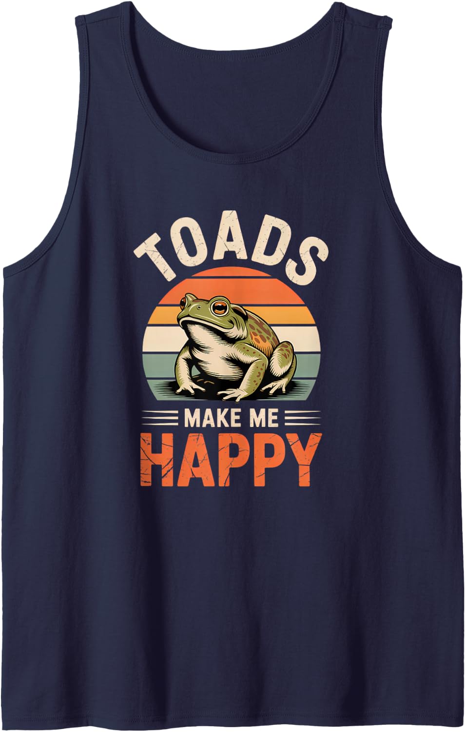 Toad Sleeveless Tank Top - Navy Blue