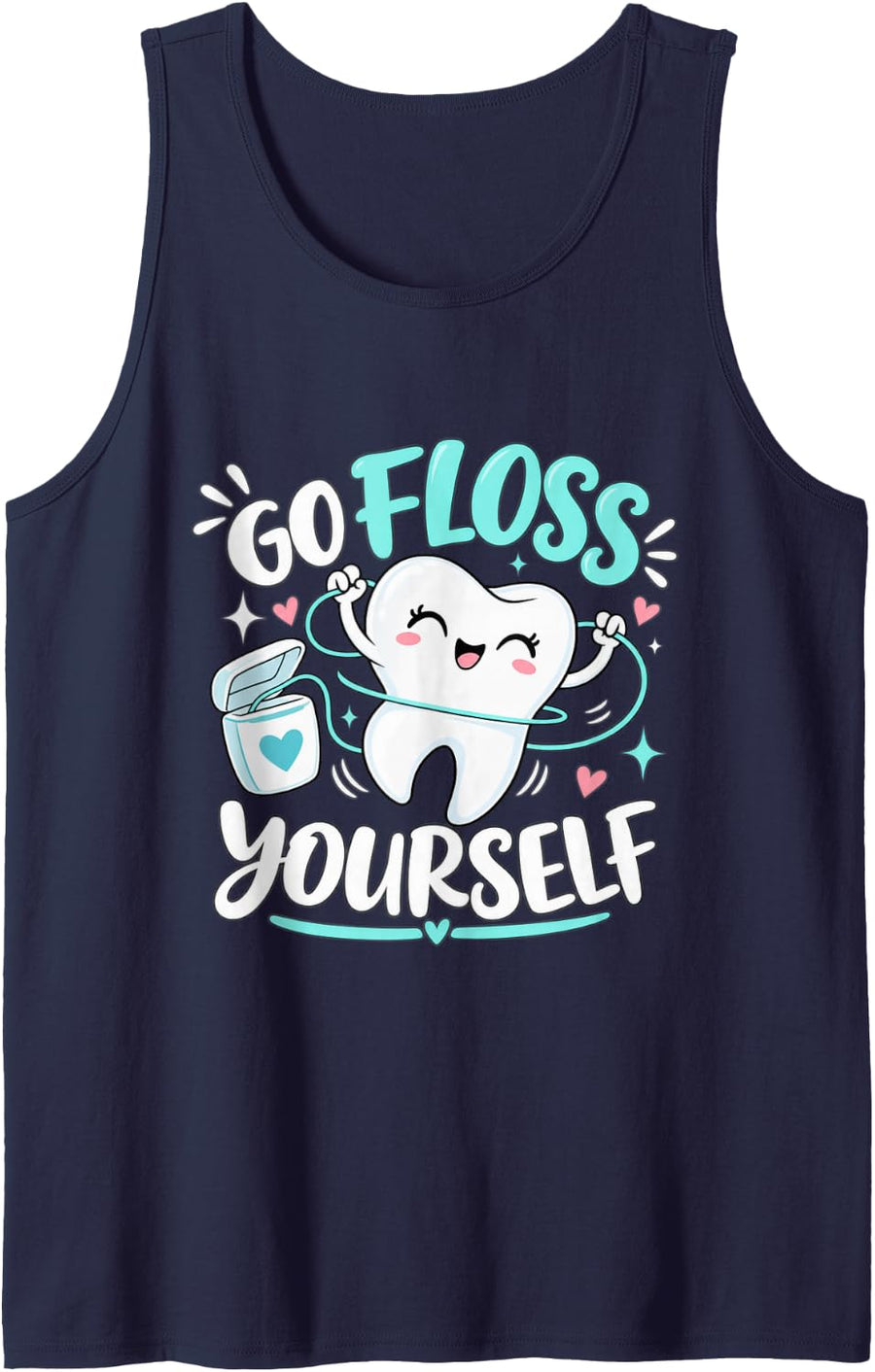 Hygienist Sleeveless Tank Top - Navy Blue