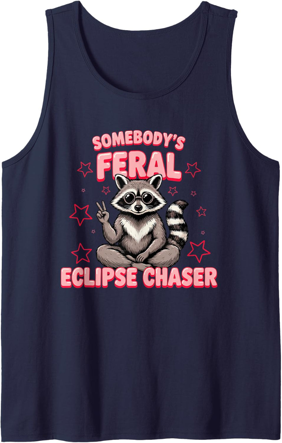 Solar Eclipse Astronomy Total Partial Celestial Alignment Tank Top - Navy Blue