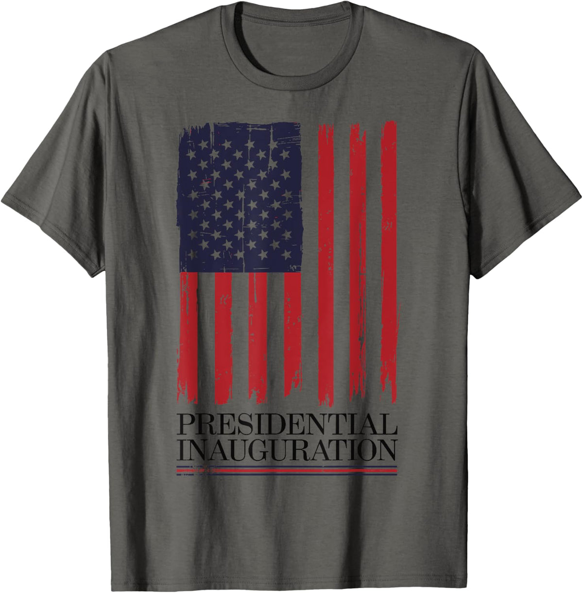 Presidential Inauguration Day Celebration Patriotic Vintage T-Shirt - Asphalt Grey