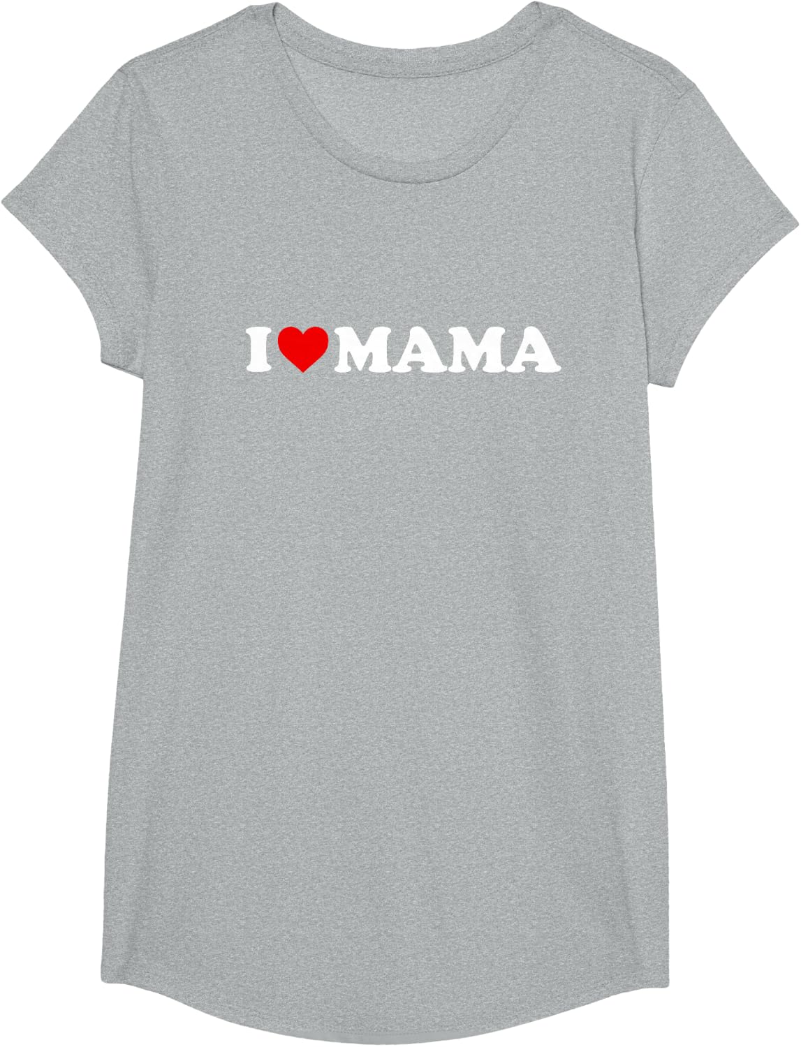I Love Mama Shirt For Boy Girl Toddler Children Youth T-Shirt - Girls Heather Grey