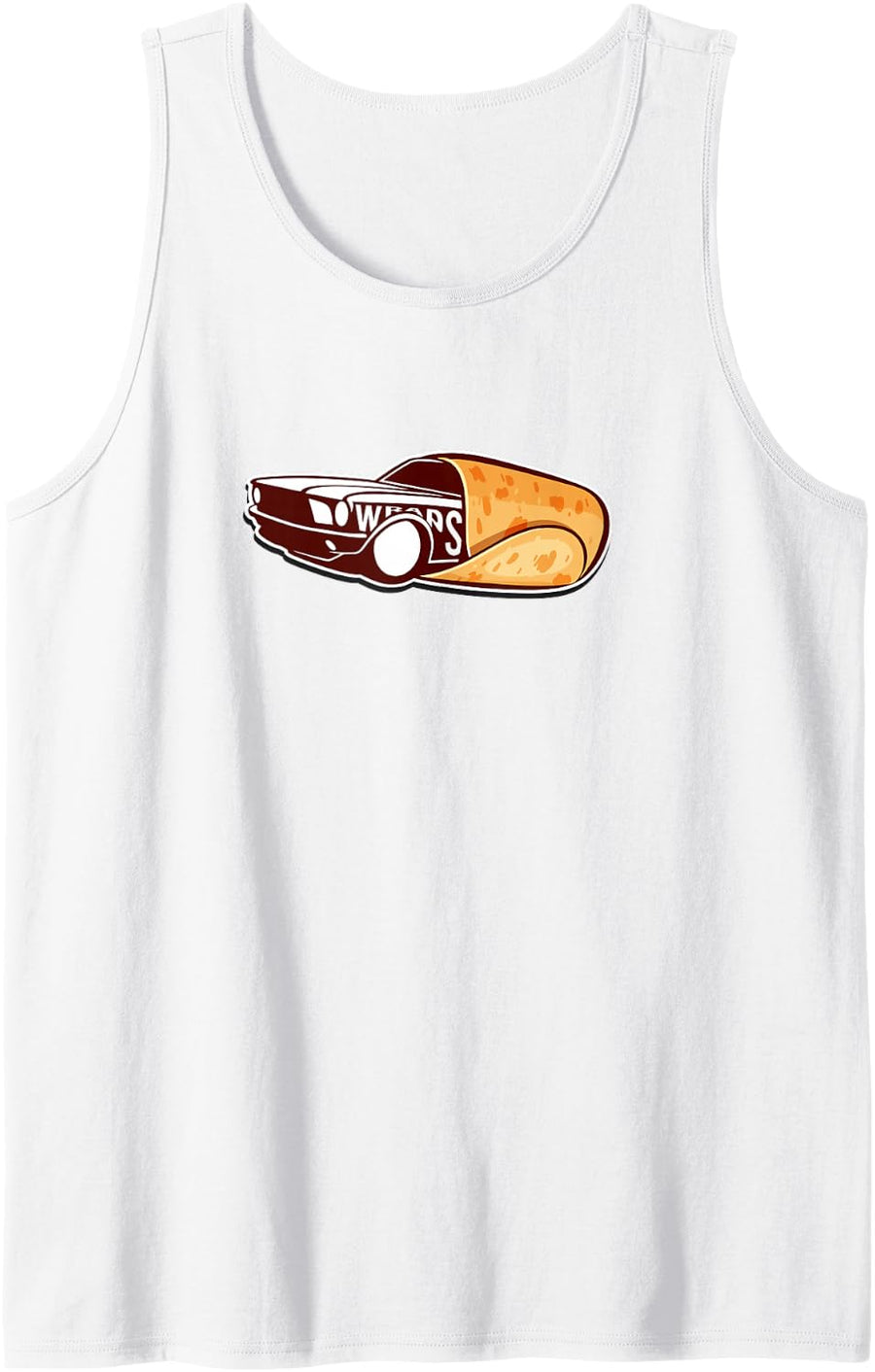 Car Films Sleeveless Tank Top - White