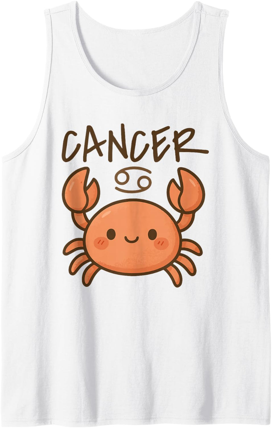 Zodiac Sign Cancer Astrology Horoscope Cancer Tank Top - White