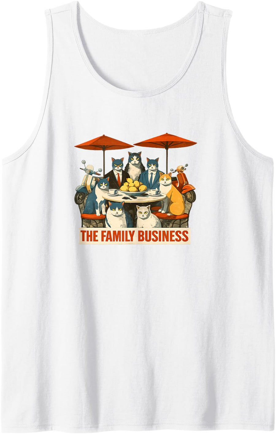 The Family Business Tank Top - White