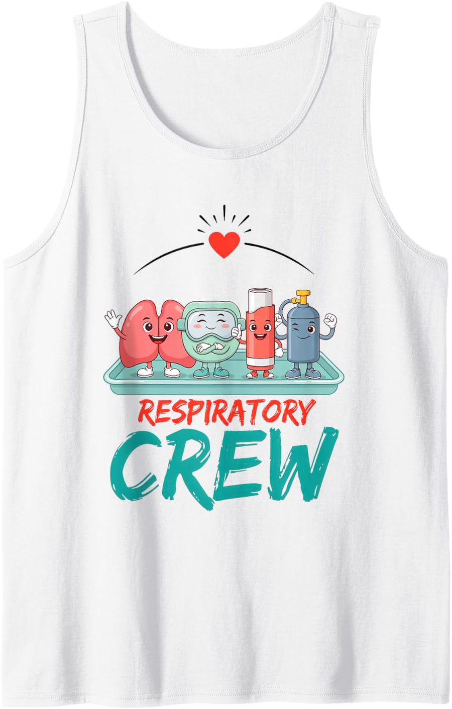 Respiratory Therapist Therapy Care Practitioner Specialist Sleeveless Tank Top - White