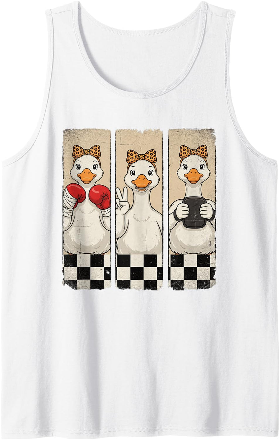 Kickboxing Cardio Training Workout Sparring Sport Tank Top - White
