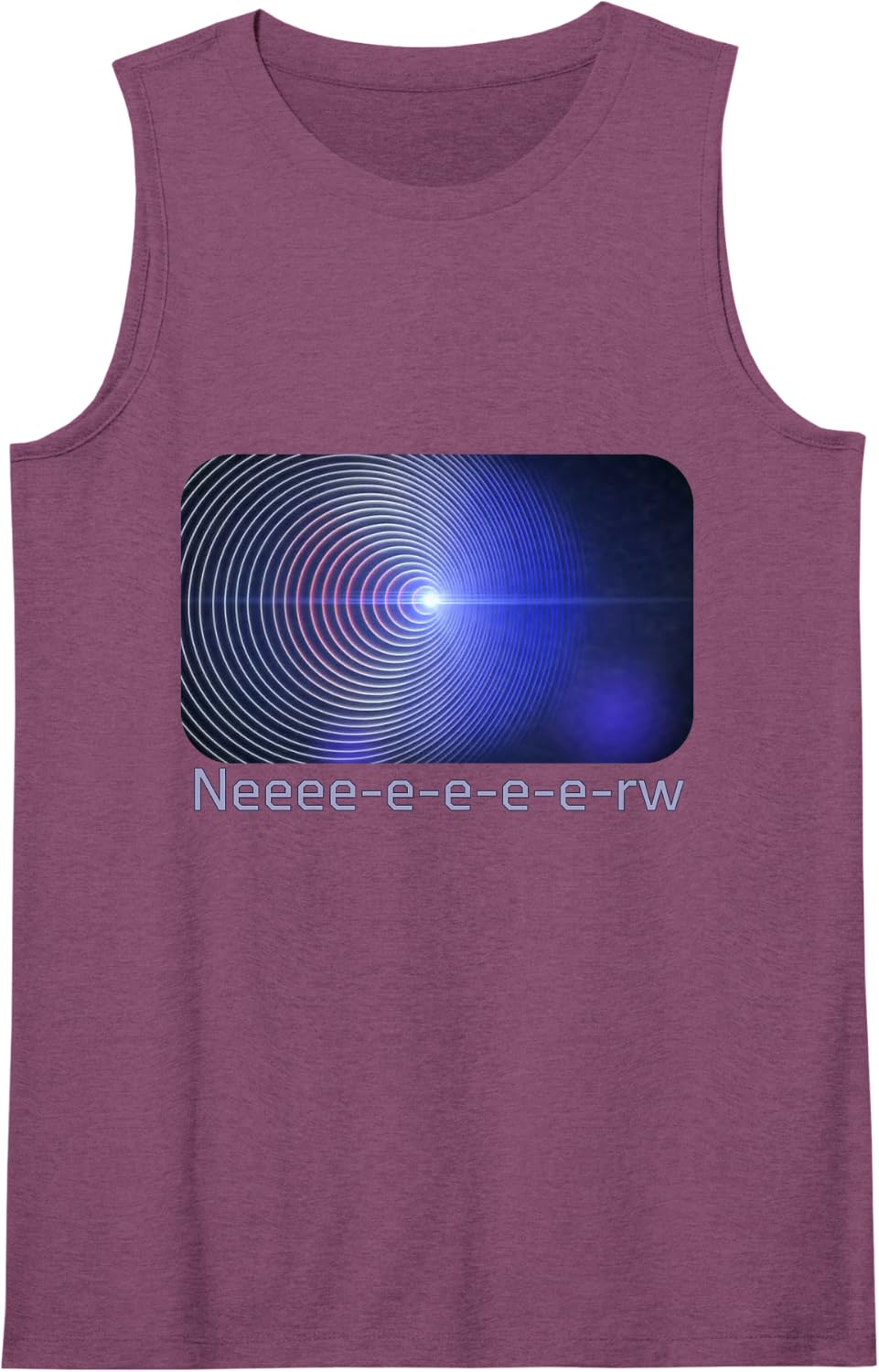 Funny Physics Science Doppler Effect Sound Waves Nerdy Humor Sleeveless Tank Top - Purple