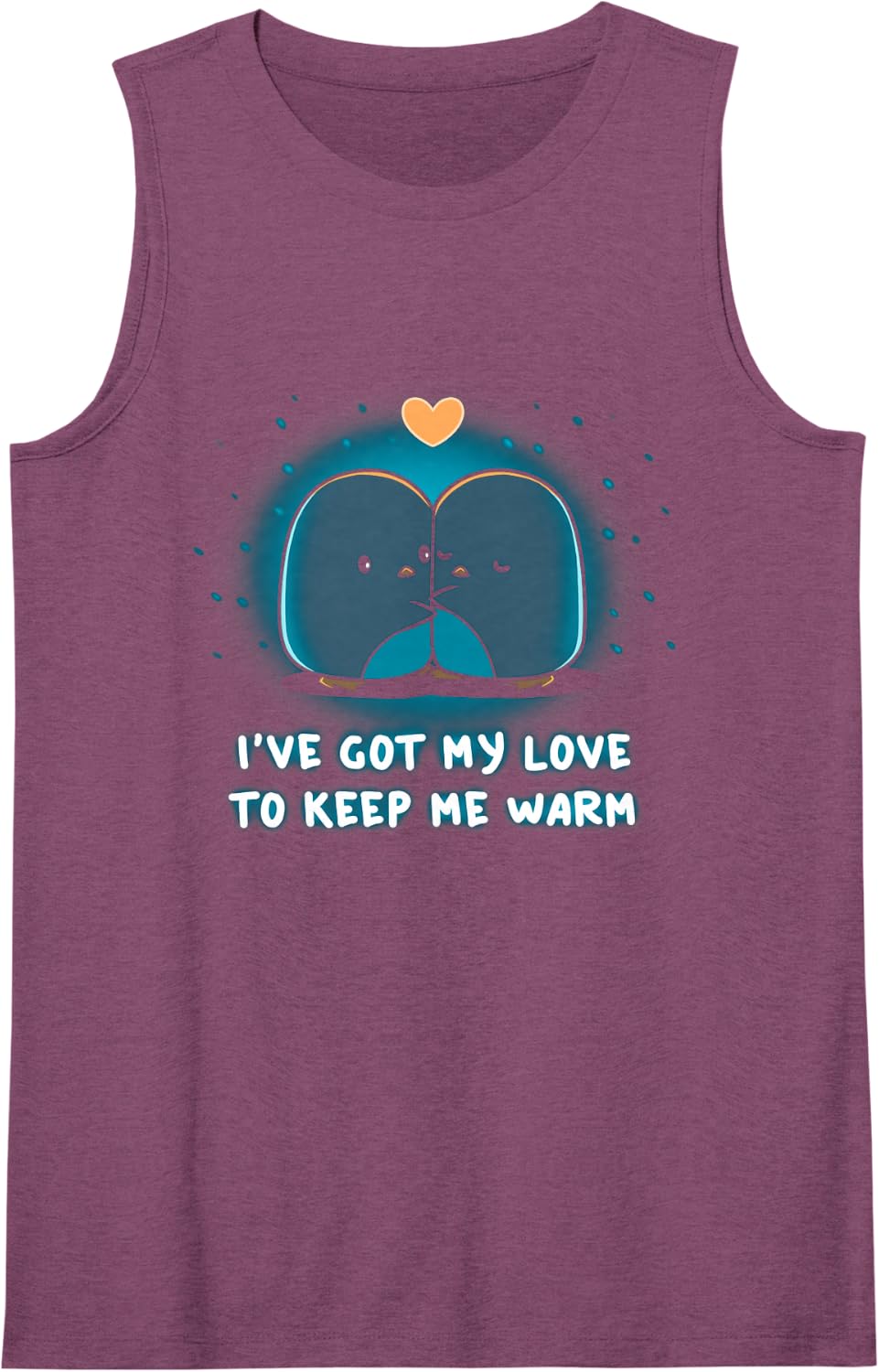 I_ve Got My Love to Keep Me Warm Tshirt Sleeveless Tank Top - Purple
