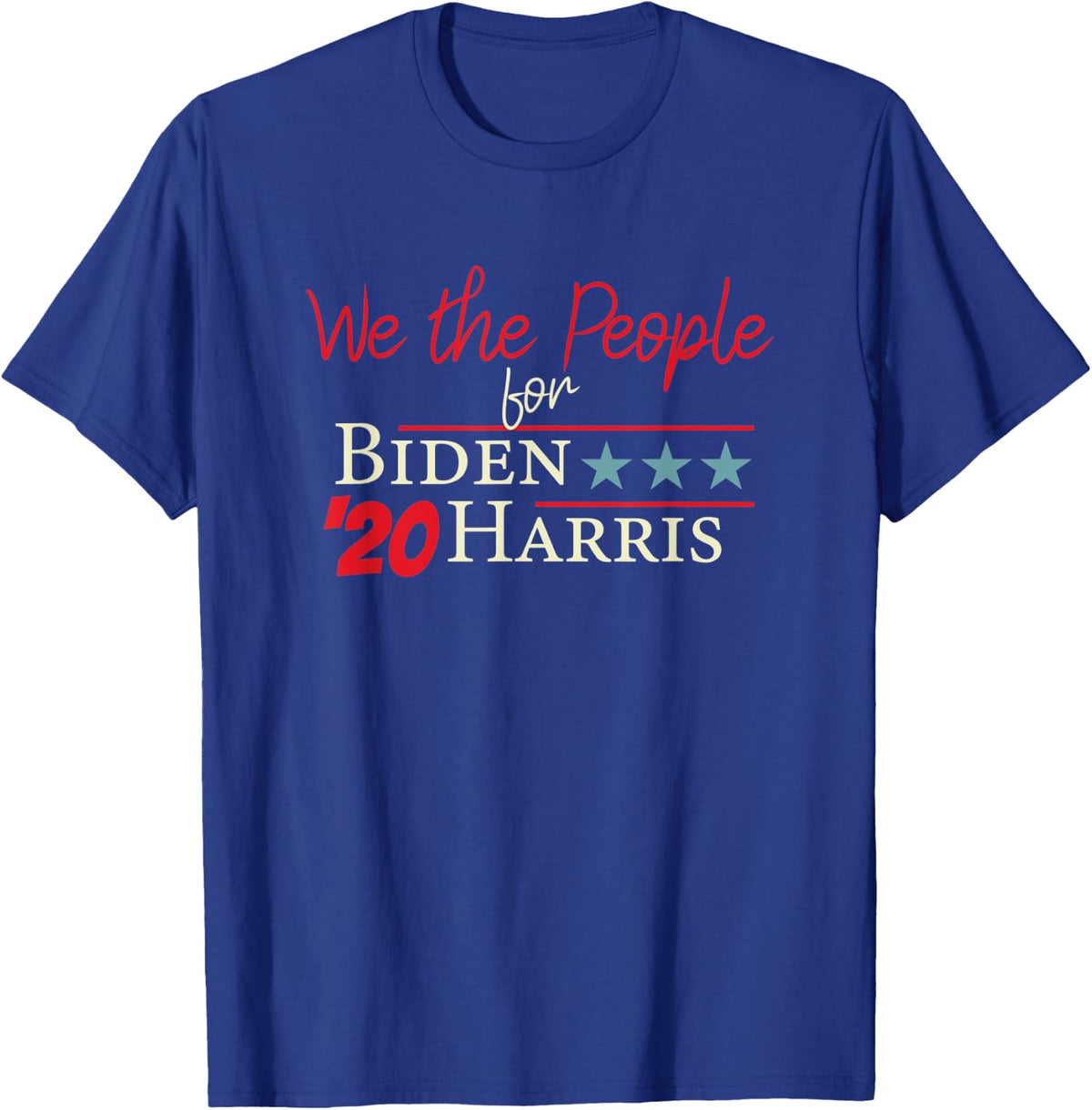 Biden Harris Inauguration We The People T-Shirt - Royal Blue