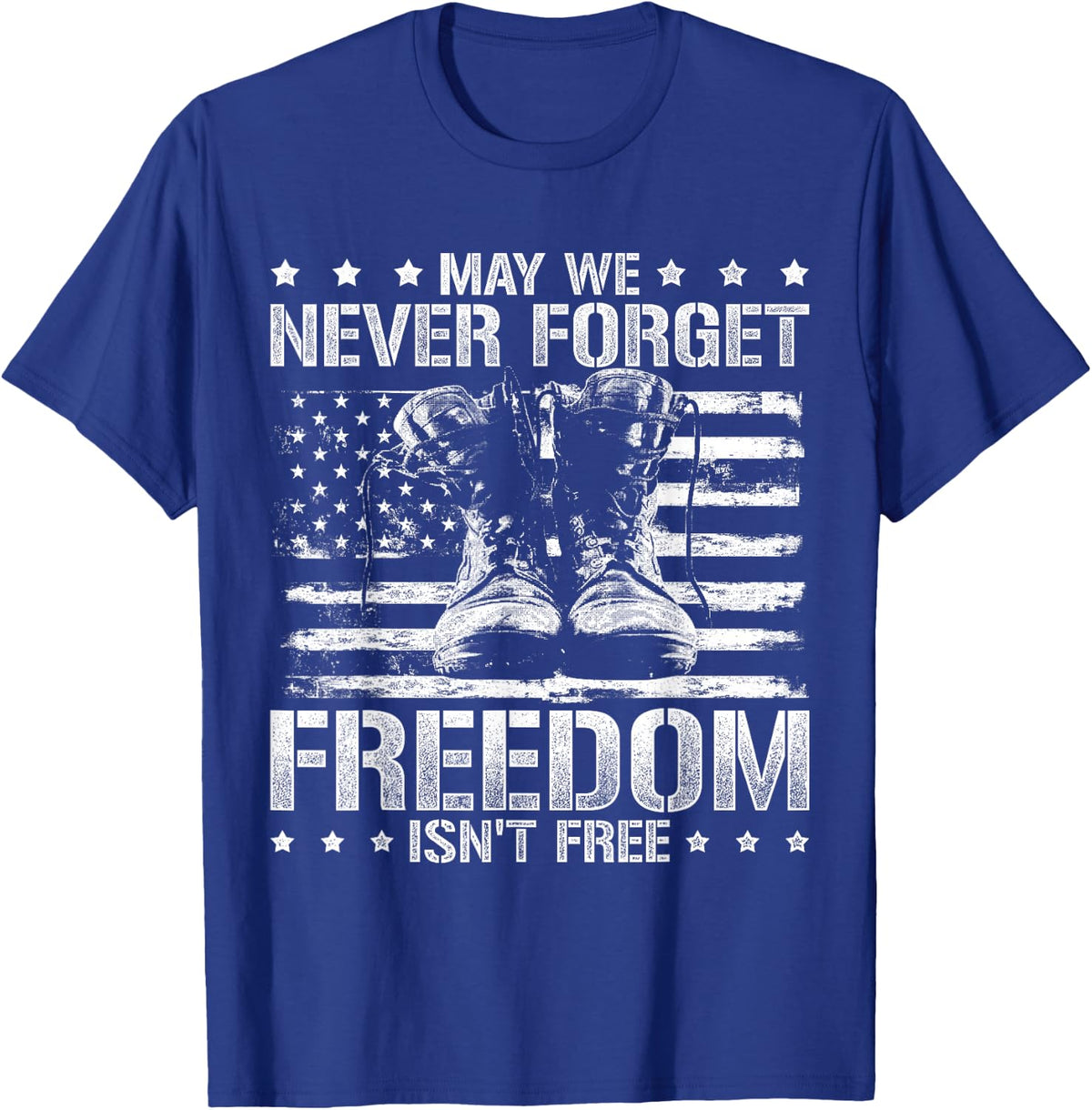 Patriotic Vietnam Veteran Liberty Gift Veterans Day T-Shirt - Royal Blue