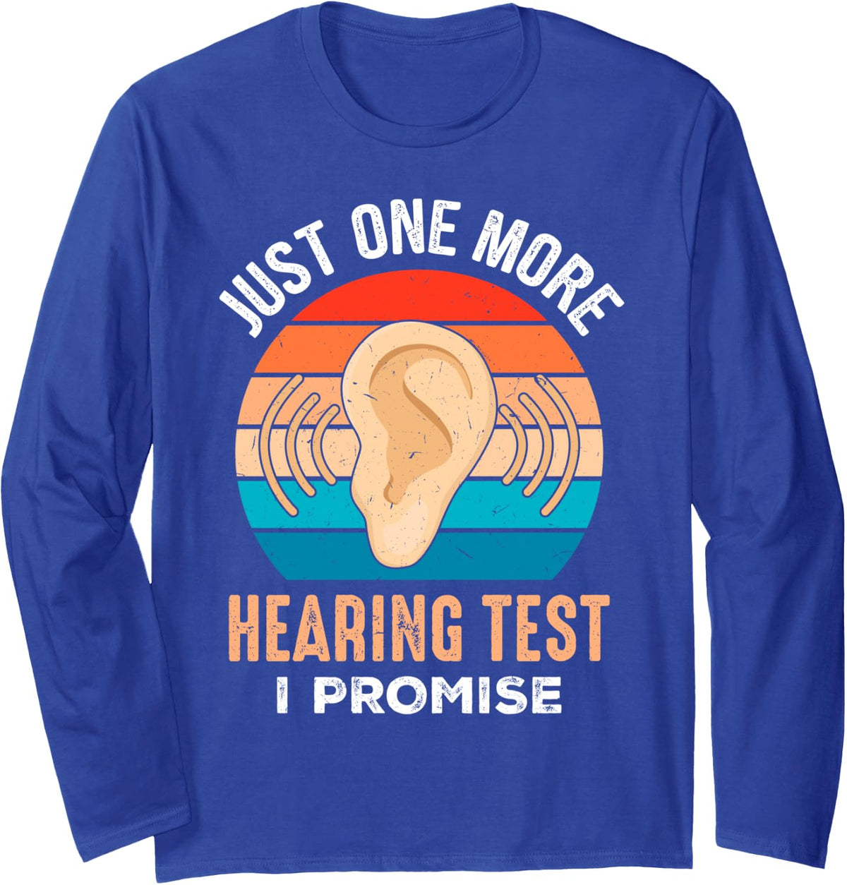 AuD Audiology Technician Design for Audiologists Long Sleeve T-Shirt - Adult Unisex Royal Blue