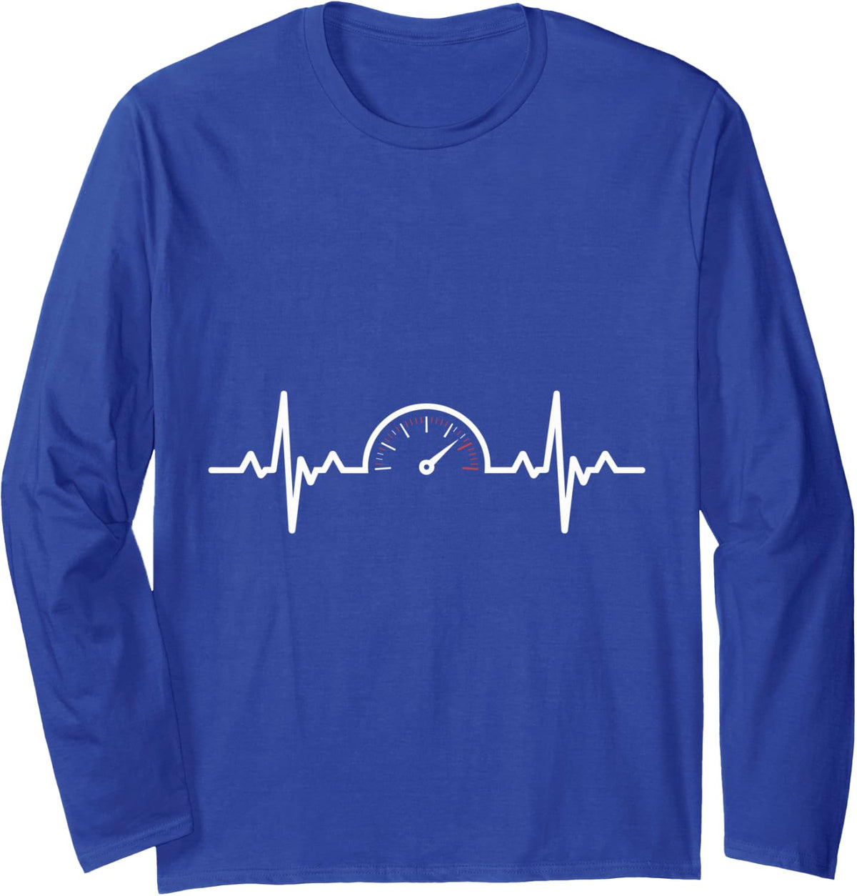 Car Mechanic Garage Auto Engine Mechanical Car Guy Turbo Long Sleeve T-Shirt - Adult Unisex Royal Blue