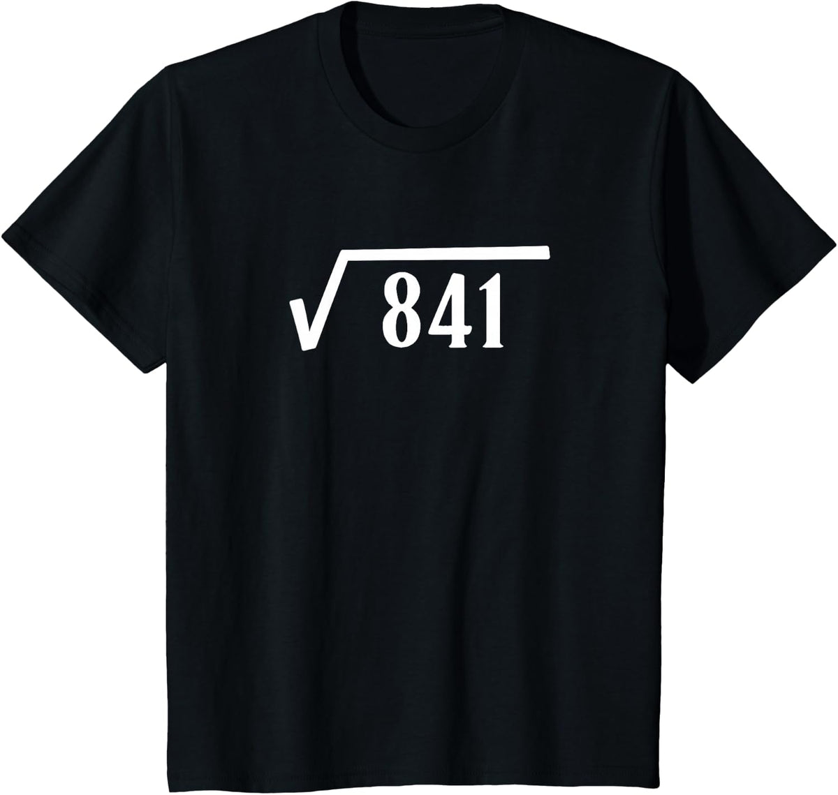 Square Root 29 Year Old Gift Funny Teacher 29th Birthday T-Shirt - Black