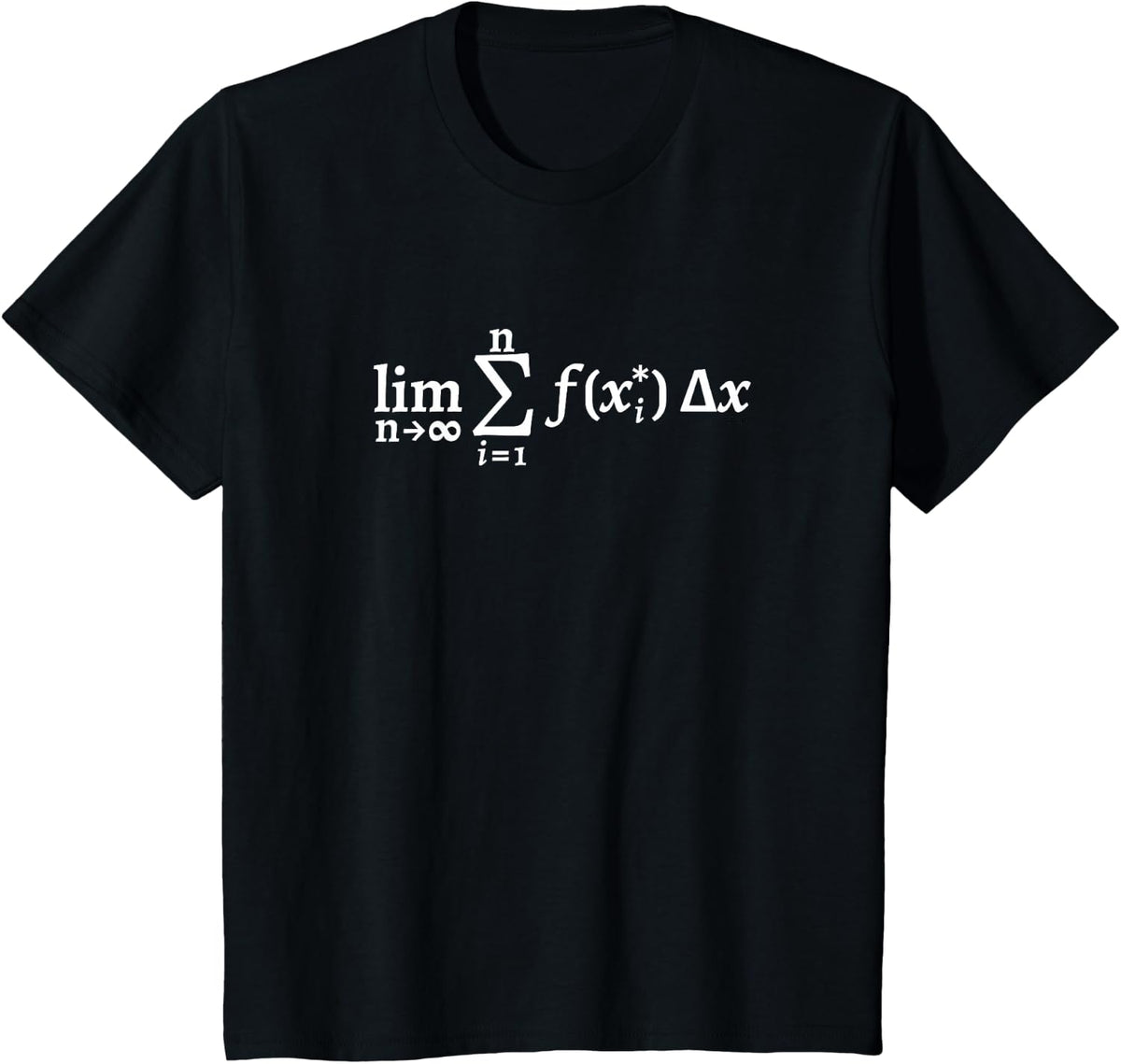 bprp Calculus Definition of Integral T-Shirt - Black