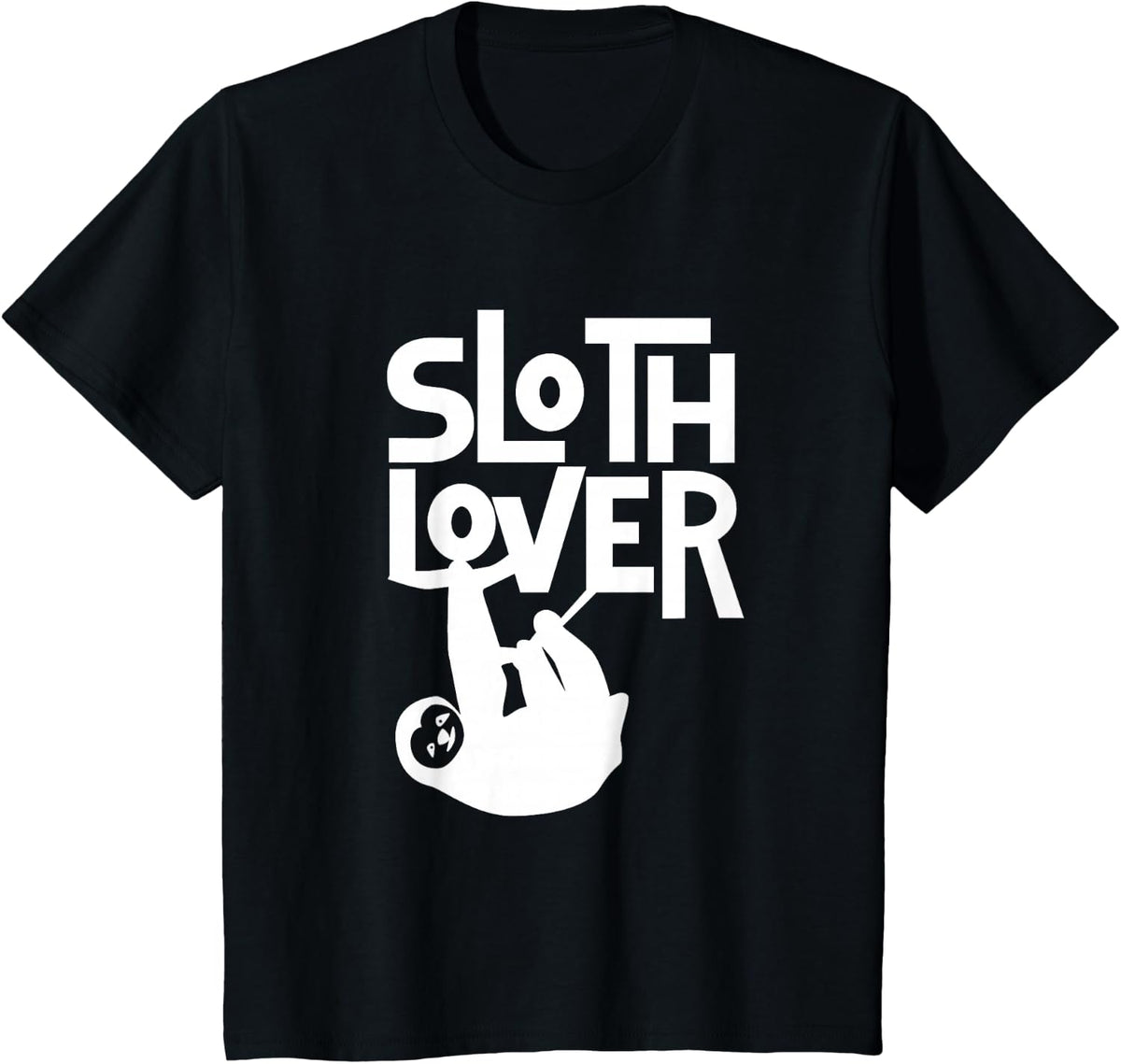 Sloth Lover Sloths Lazy T-Shirt - Black