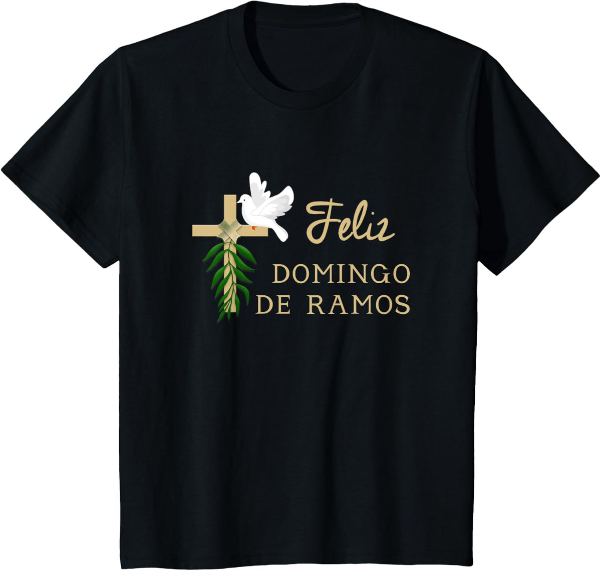 Feliz Domingo de Ramos Palm Sunday T-Shirt - Black