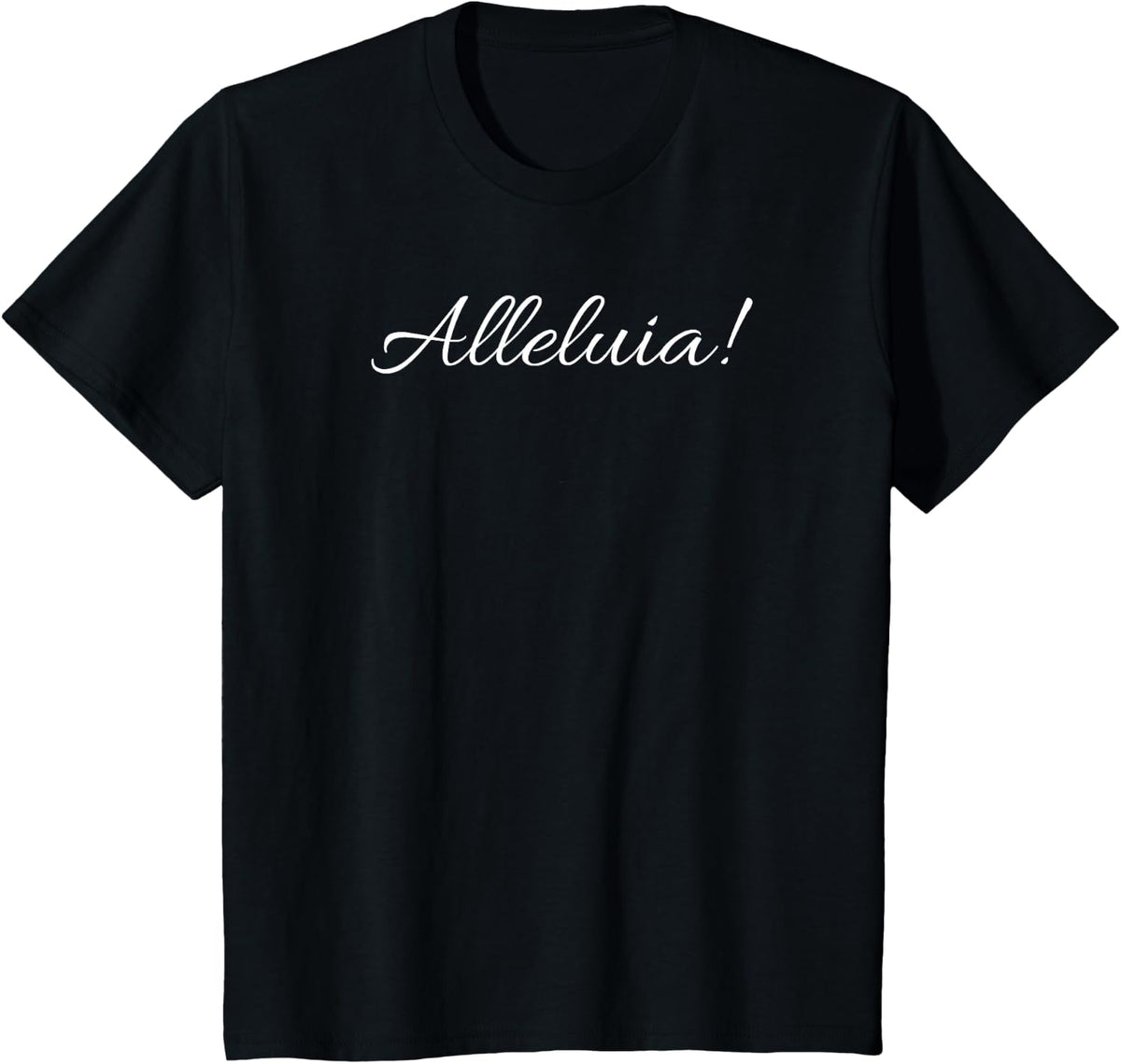 Alleluia Christian Faith | Celebrate Your Beliefs in Style T-Shirt - Black
