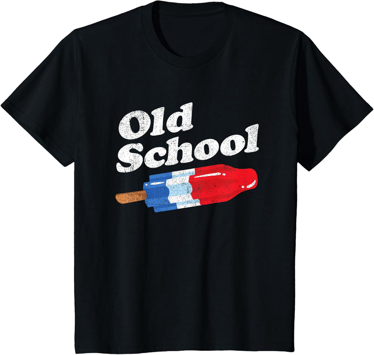 Funny Summer Popsicle Bomb Retro Old School Pop 80's Gift T-Shirt for Men Women Girls Kids - Black