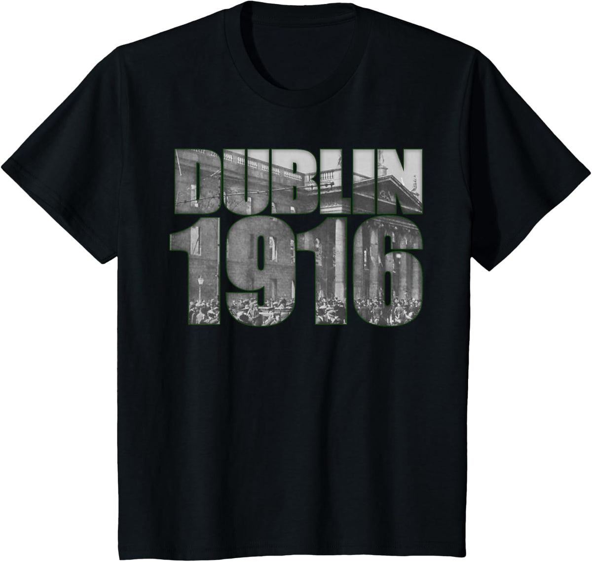 Ireland Easter Rising Dublin GPO 1916 T-Shirt T-Shirt - Black