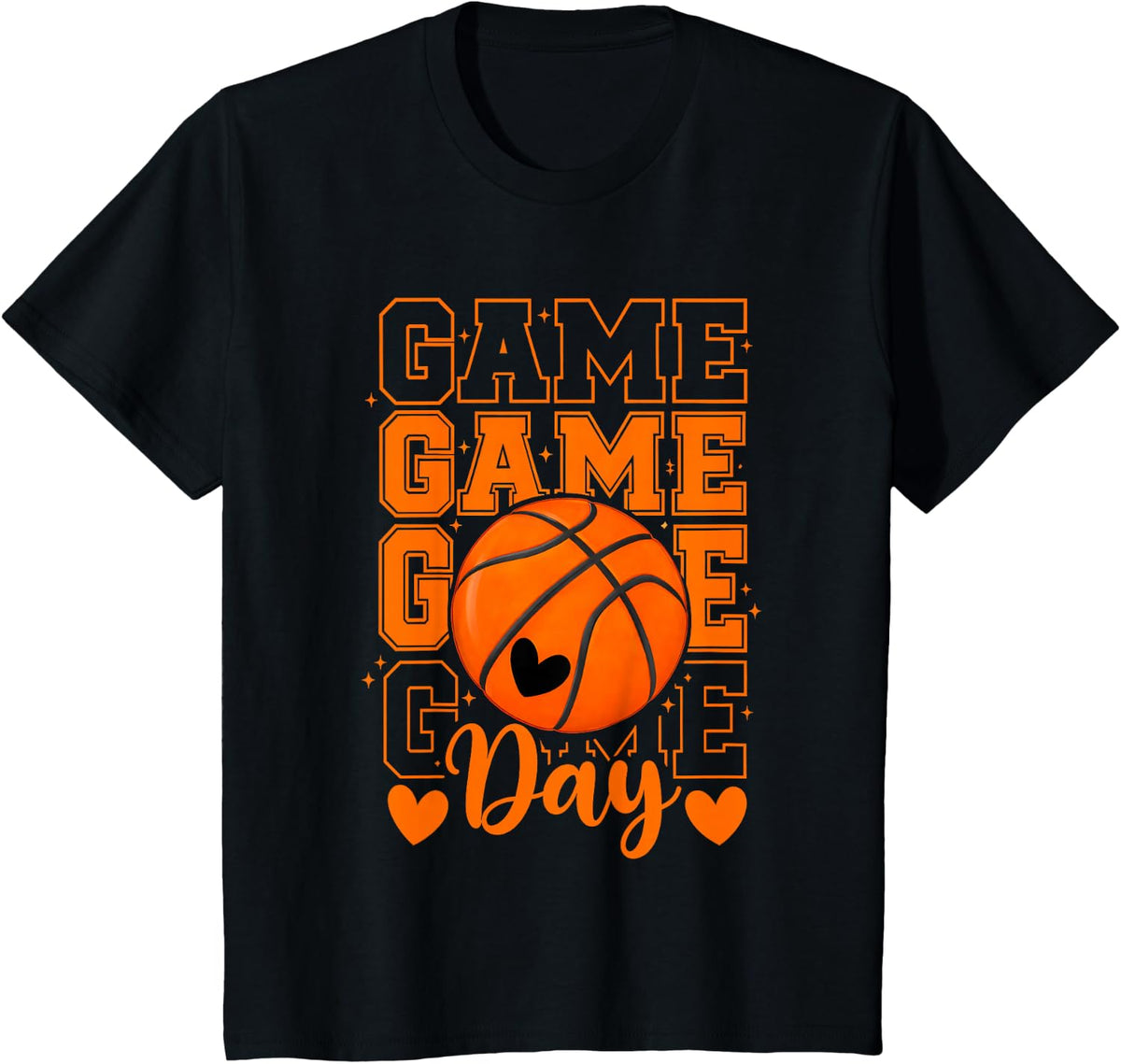 Basketball Mom Game Day Funny Basketball Player Sports T-Shirt - Black