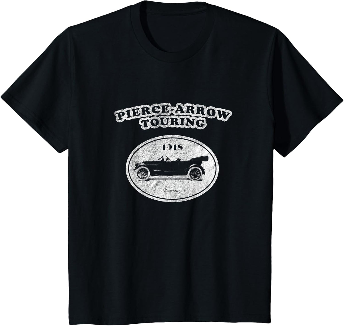 Retro Pierce-Arrow T-Shirt Touring Classic Car Shirt T-Shirt - Black