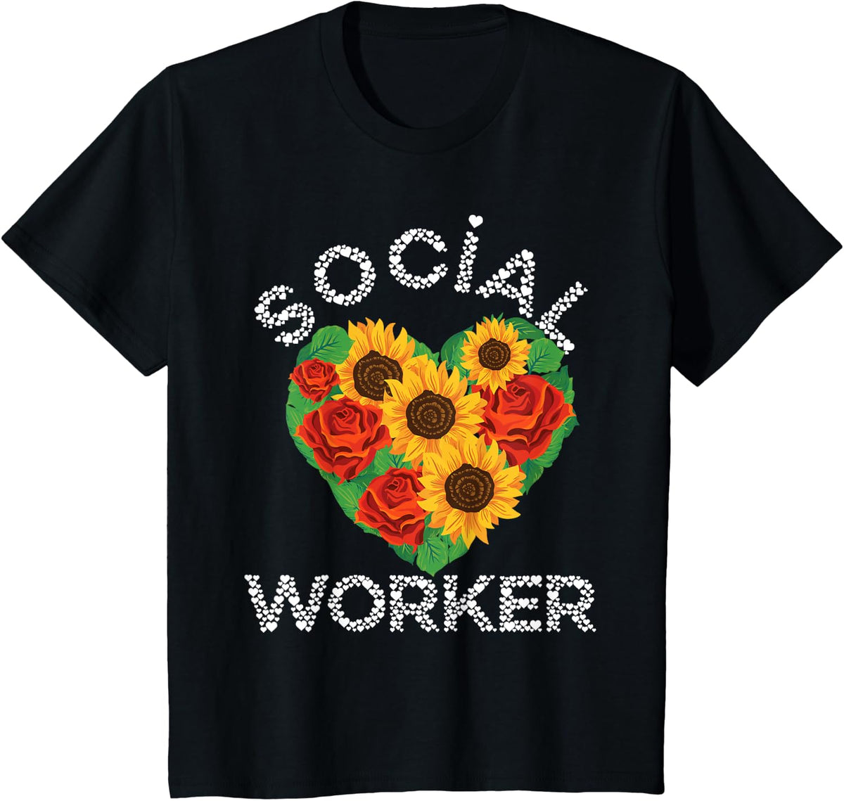 Social Worker Servant Caseworker MSW Masters Social Worker T-Shirt - Black
