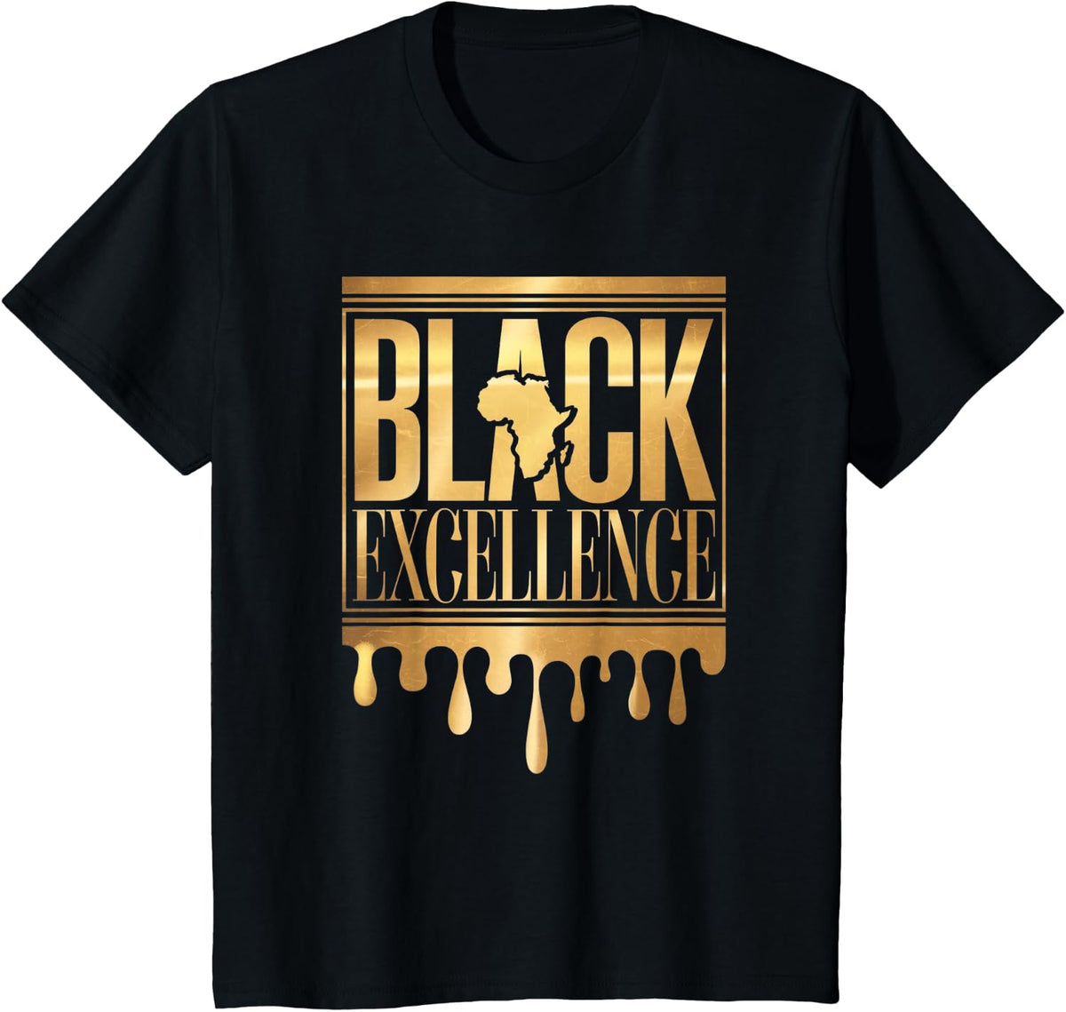 Black Pride Black History Month Black Afro Motivation T-Shirt - Black