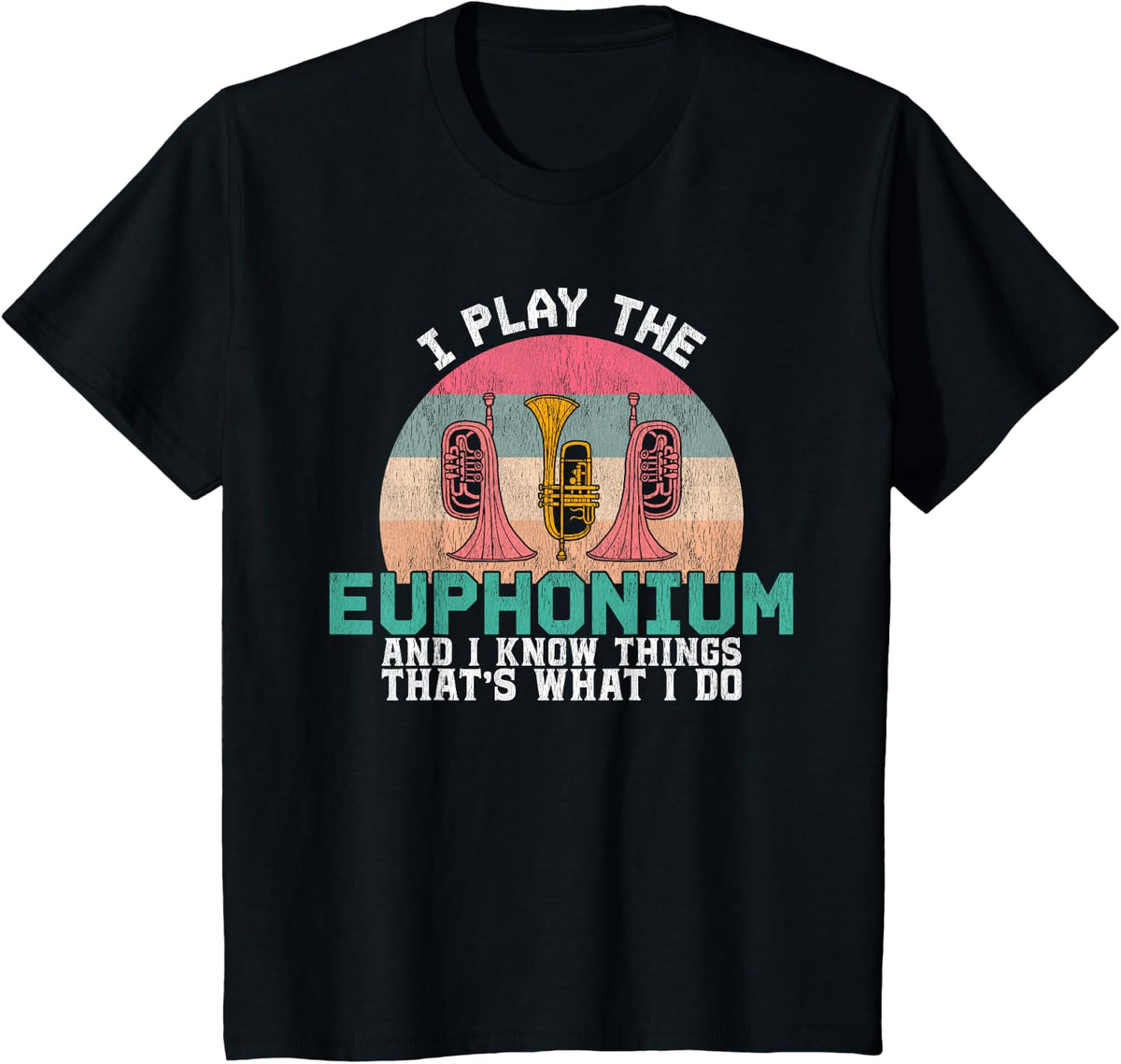 I Play the Trumpet and I Know Things T-Shirt - Black