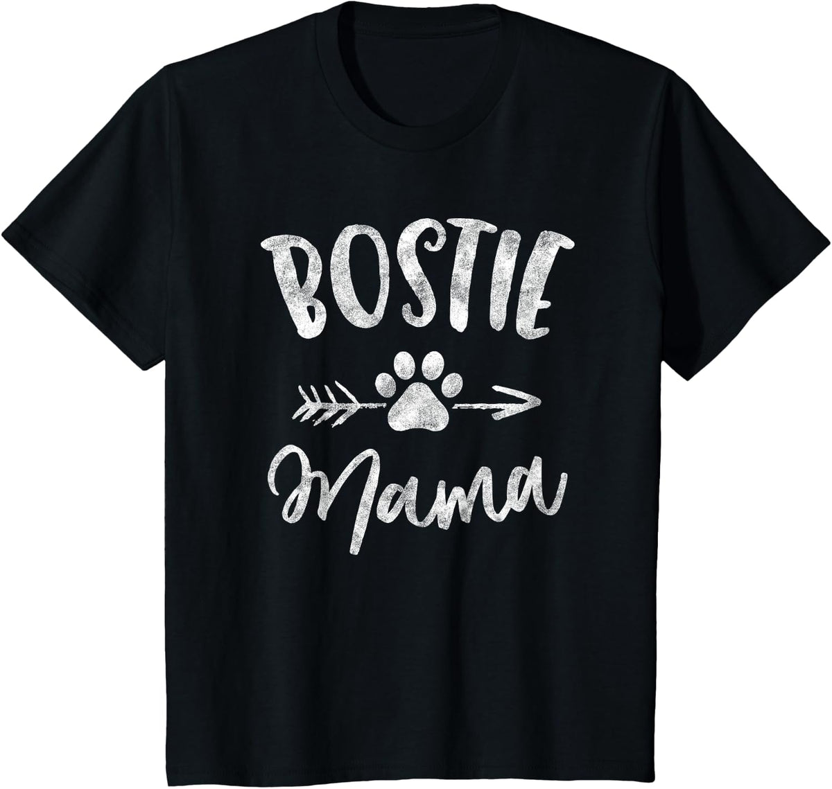Bostie Mama Shirt Boston Terrier Lover Gifts Dog Mom Tshirts T-Shirt - Black