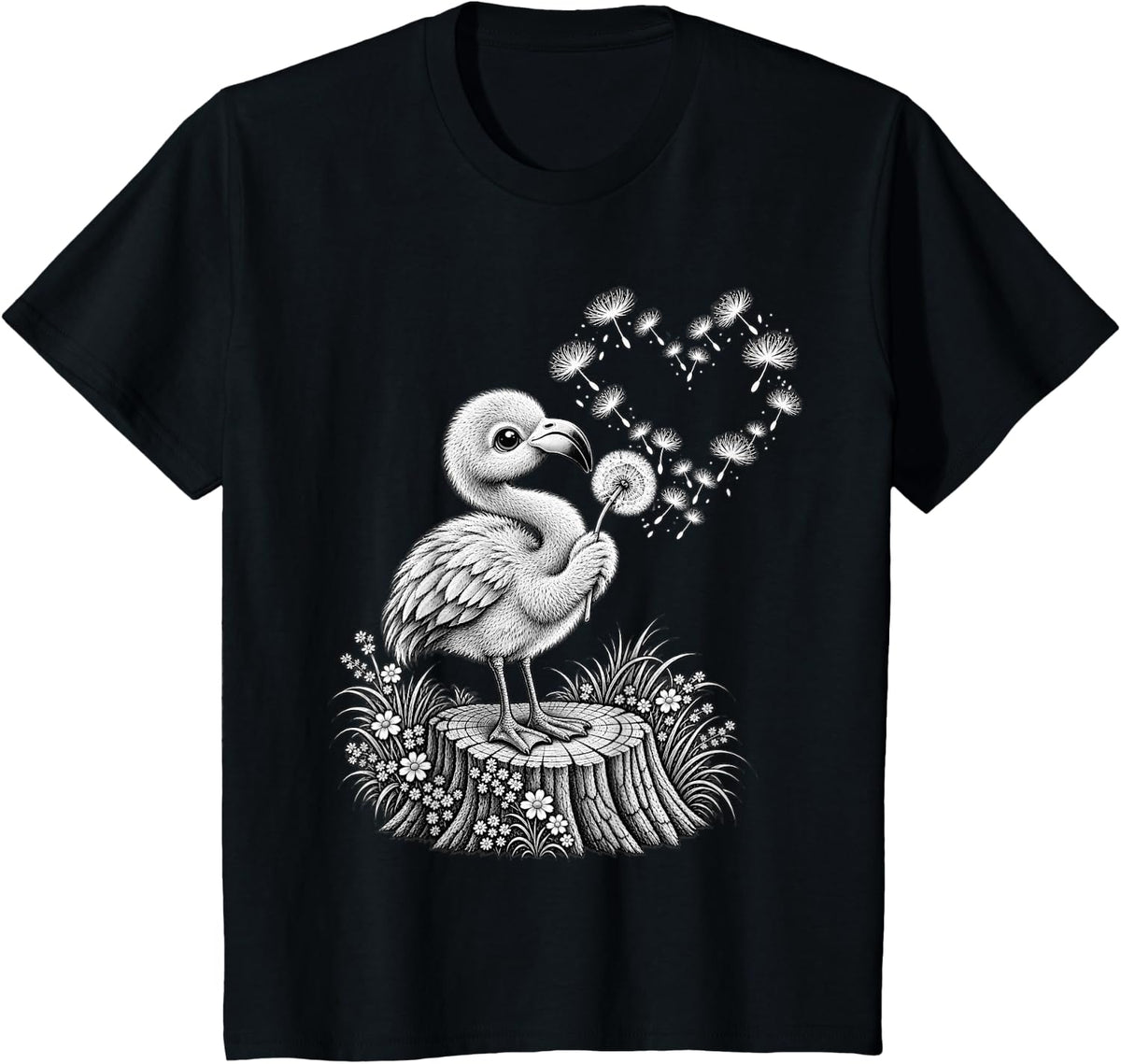 Goat Animal Art Portrait Wildlife Forest Goat Lover T-Shirt - Black