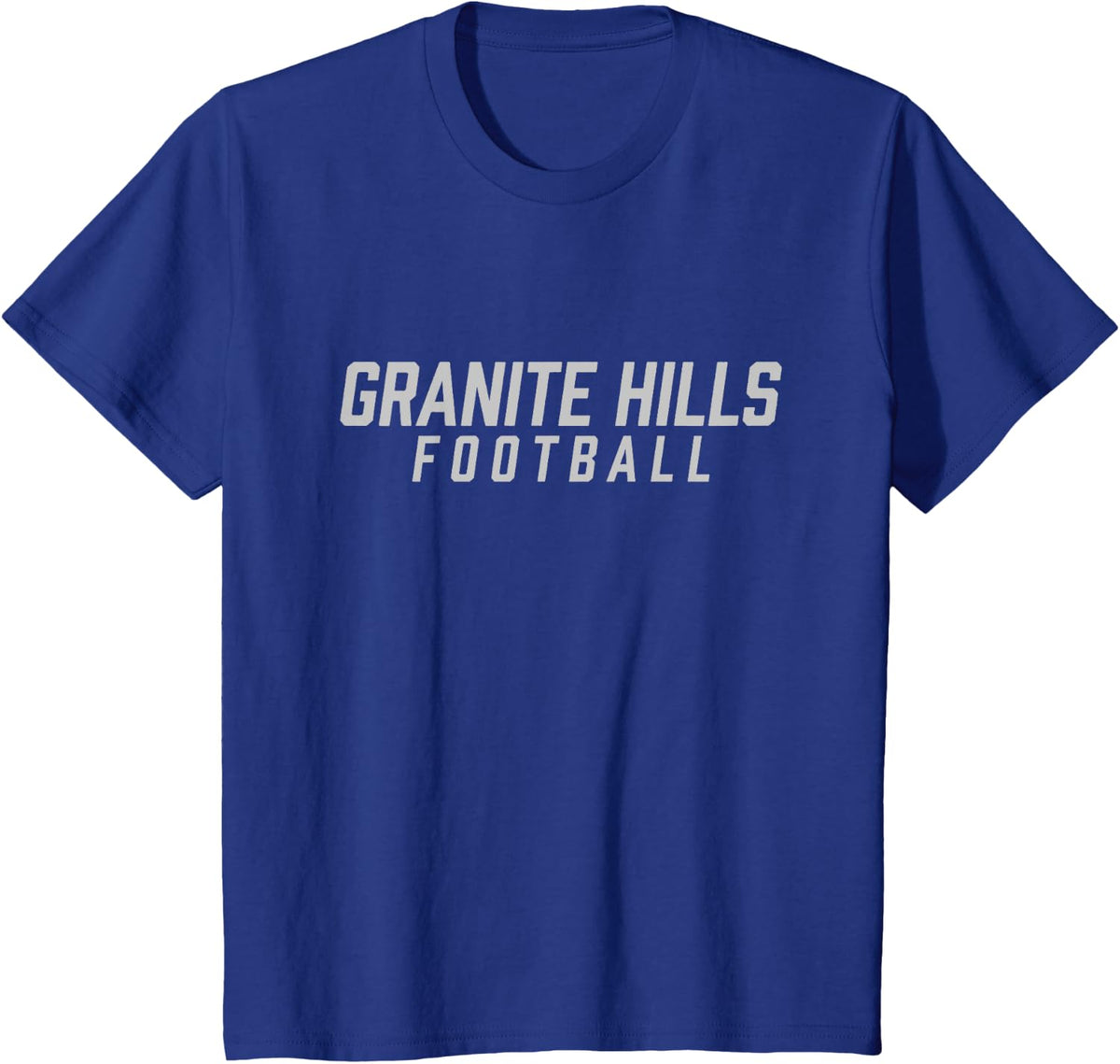 Granite Hills High School Football Team T-Shirt - Royal Blue