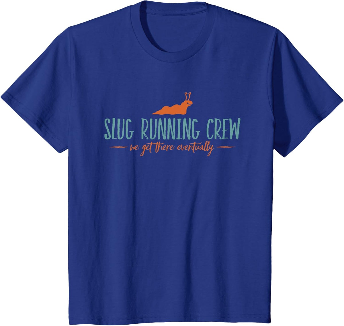 Slug Running Crew T-Shirt Funny Runner Shirt For Men Women Tees Running Club T Shirts - Royal Blue