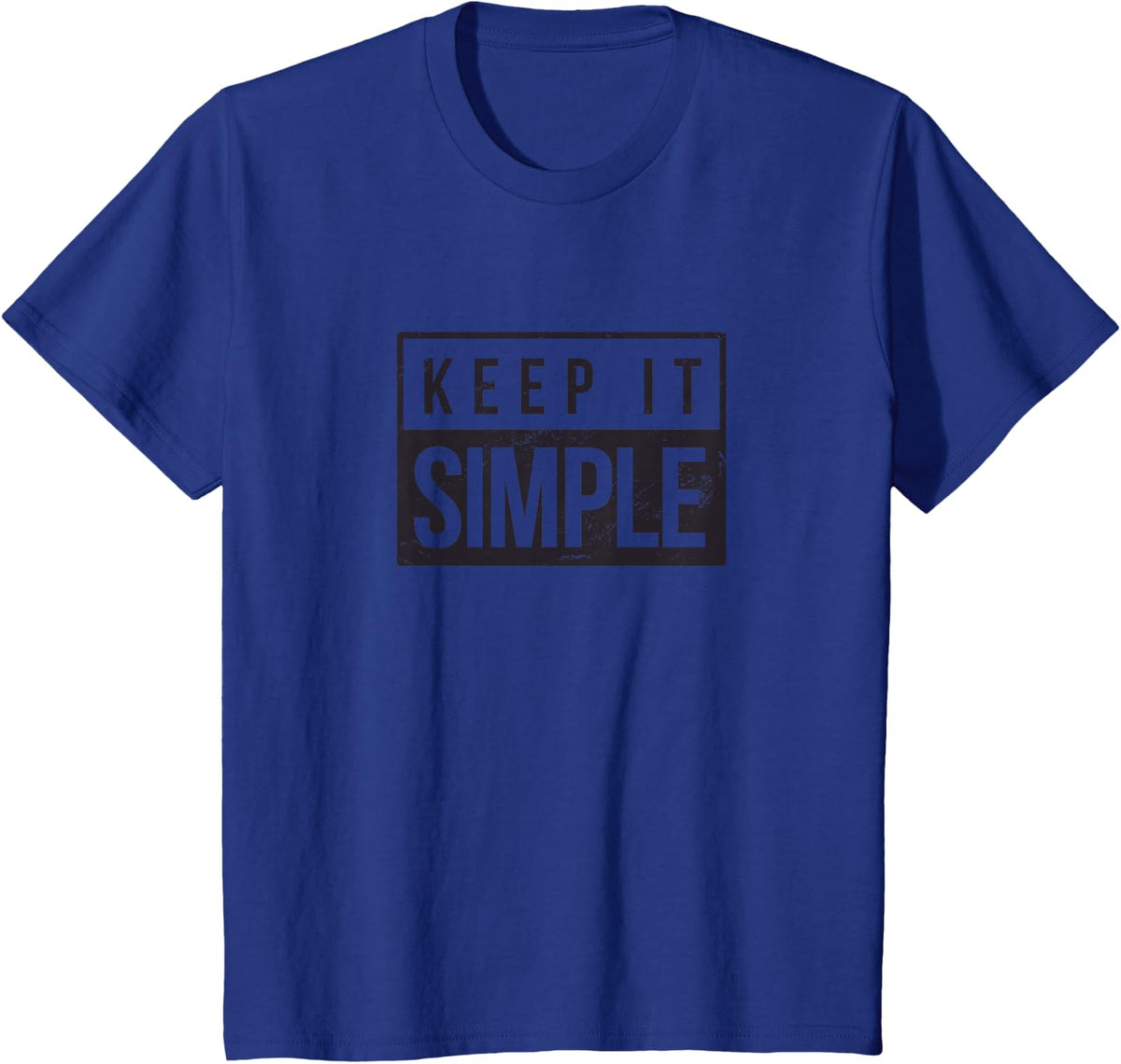 Keep It Simple T-Shirt - Royal Blue
