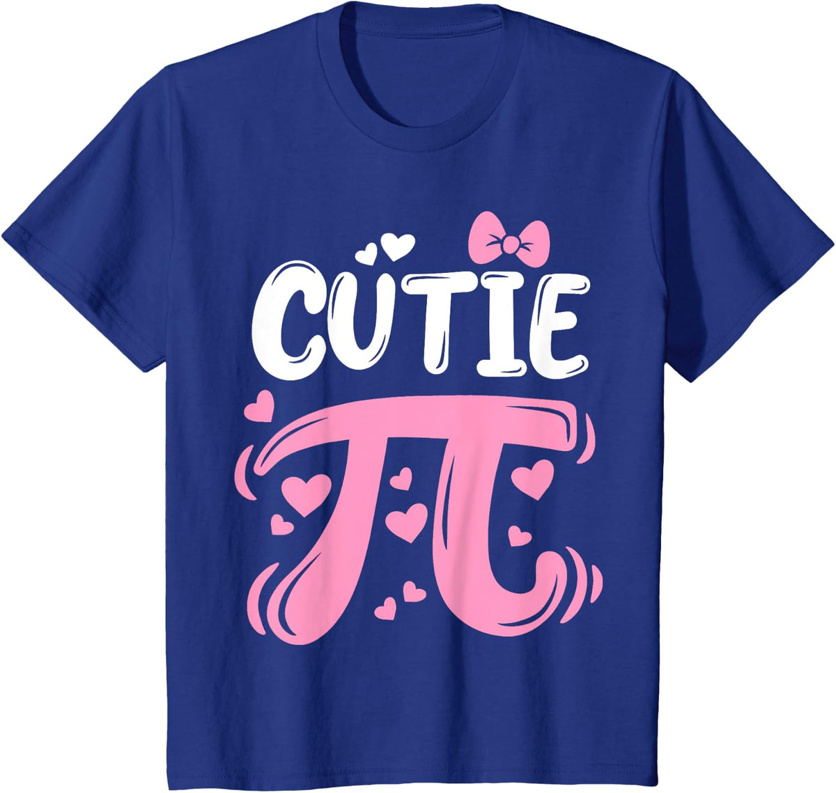 Math Teacher Math Student Cutie Pi for Girls Women T-Shirt - Royal Blue