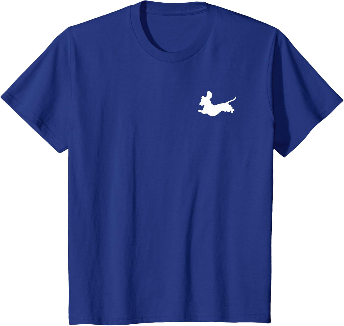 Dachshund dachshund dog silhouette retro gift T-Shirt for Men Women Girls Kids - Royal Blue