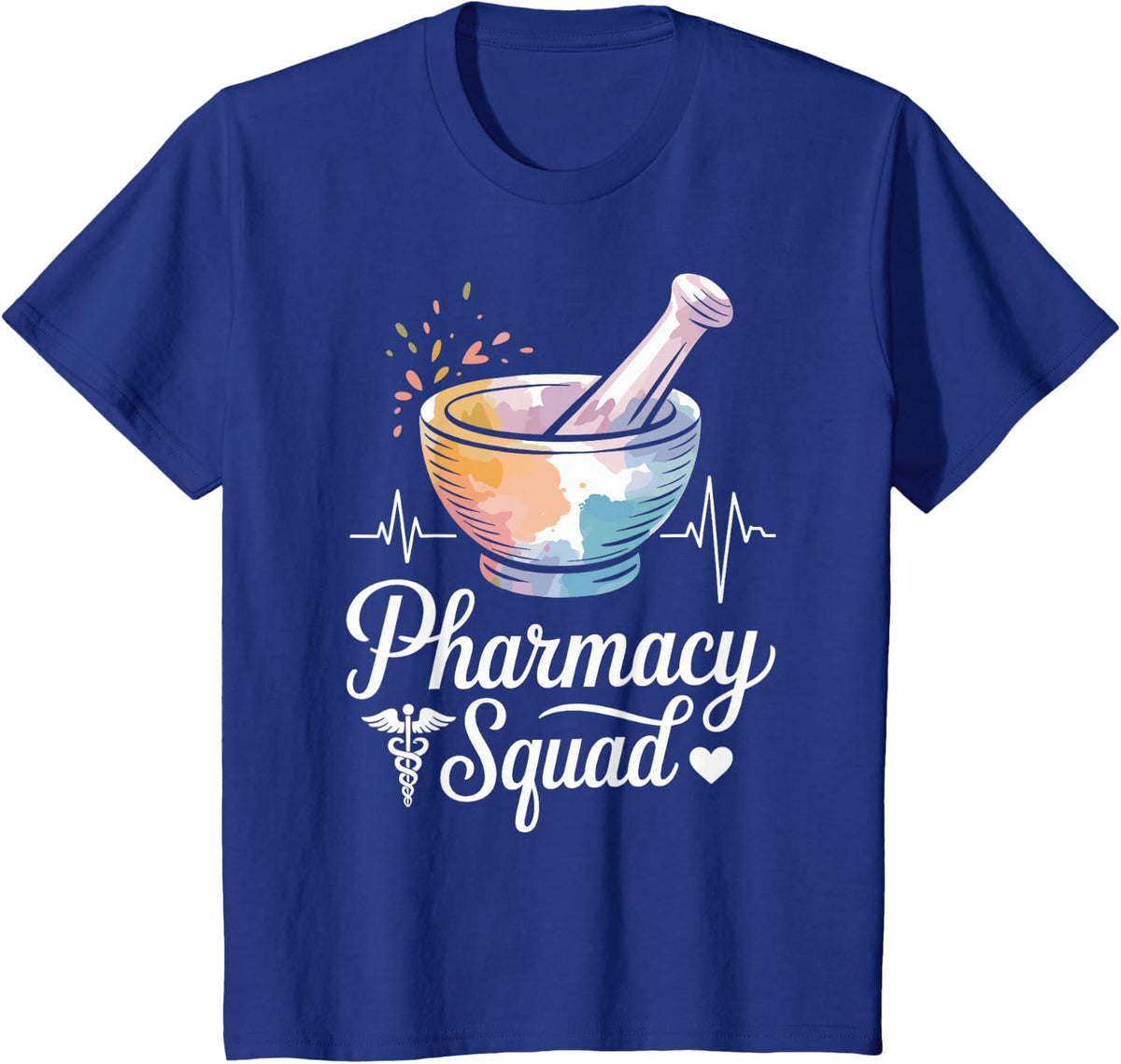 Funny Pharmacy Squad T-Shirt - Royal Blue